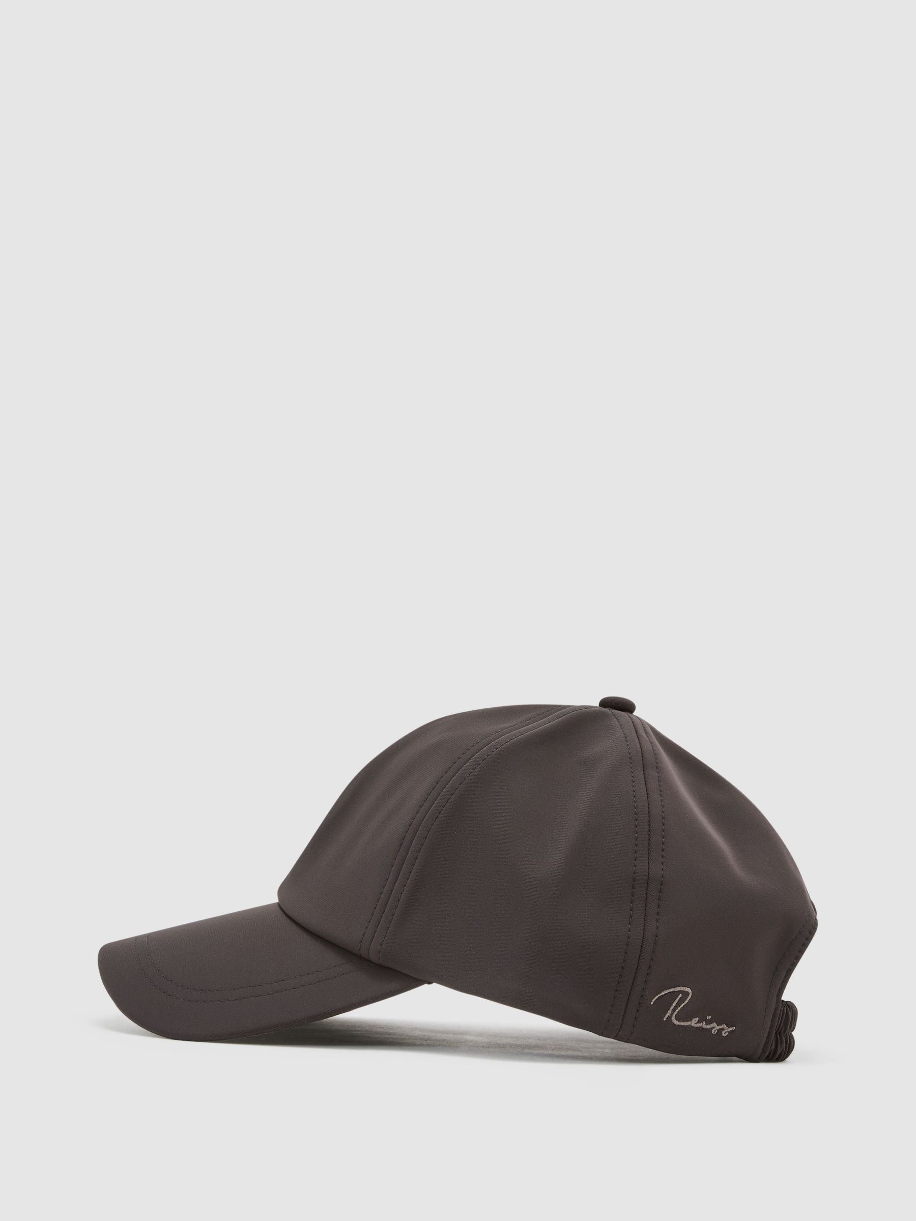 Technical Logo-Embroidered Baseball Cap in Chocolate Brown - Image 3 of 5