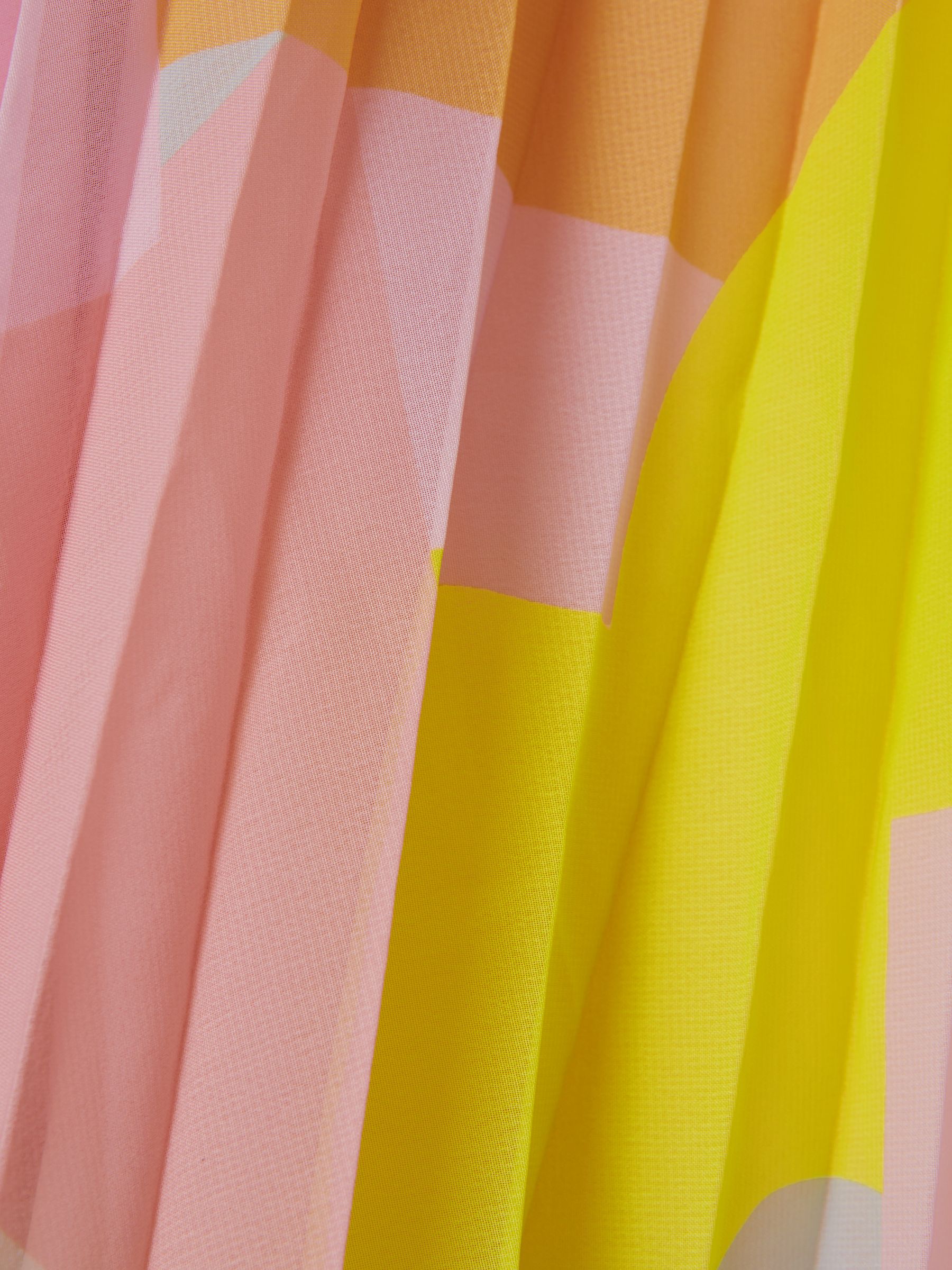 Senior Pleated Ruffle Dress in Multi - Image 7 of 7