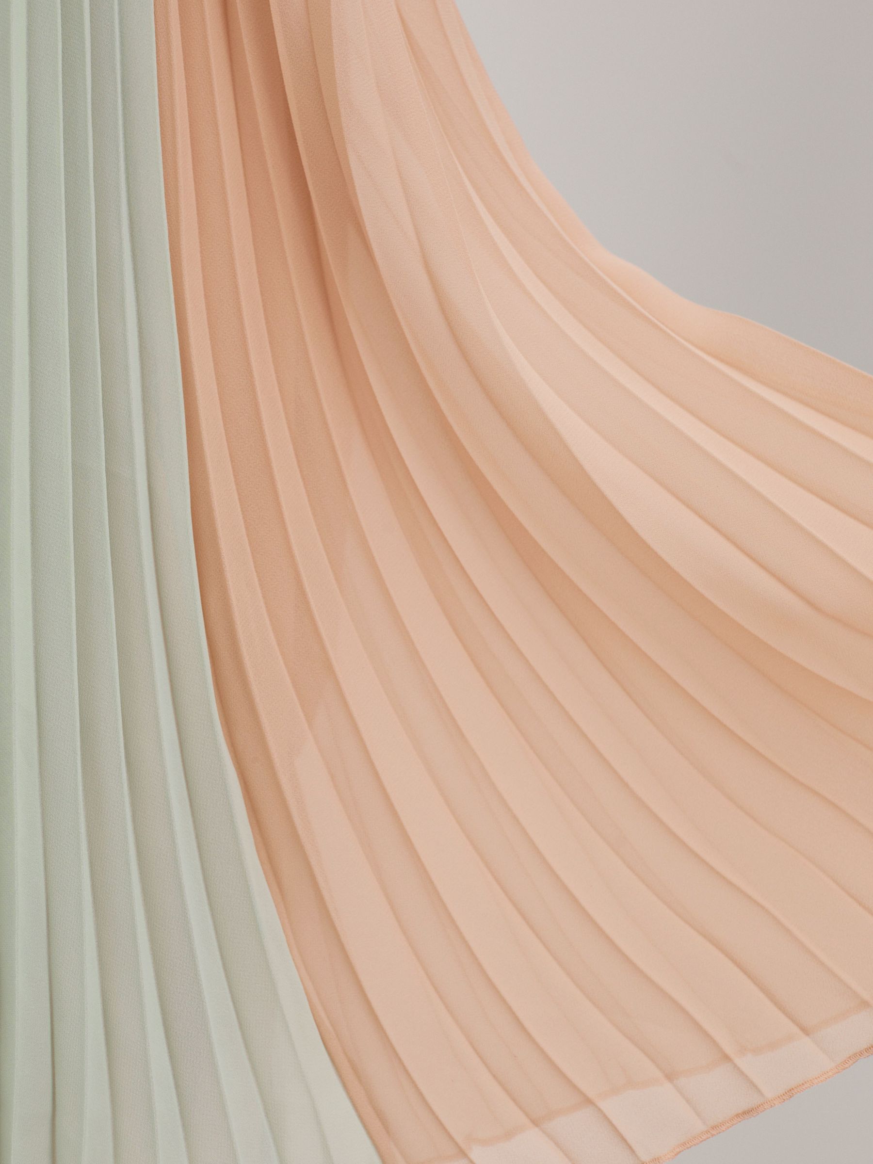 4-9 yrs Pleated Ruffle Dress in Pink - Image 6 of 6