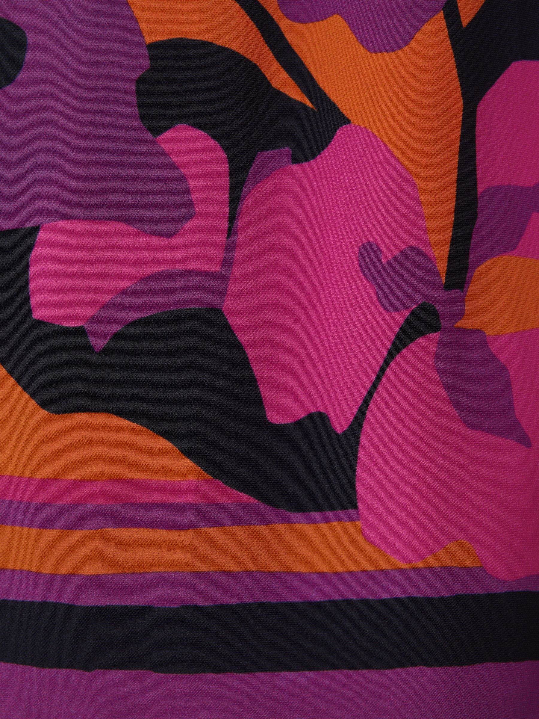 Florere Printed High Rise Shorts in Pink/Orange - Image 6 of 6