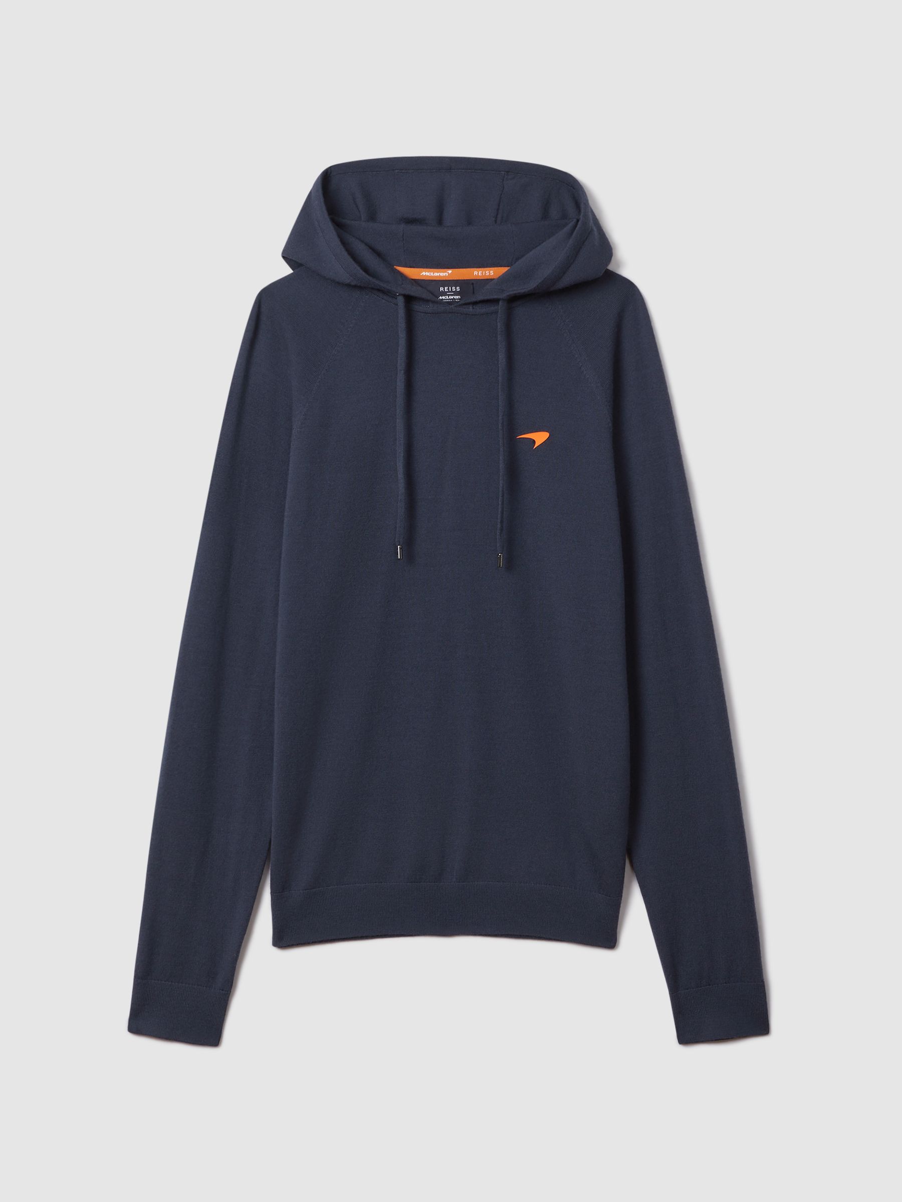 McLaren F1 Merino Wool Hoodie in Airforce Blue - Image 2 of 9