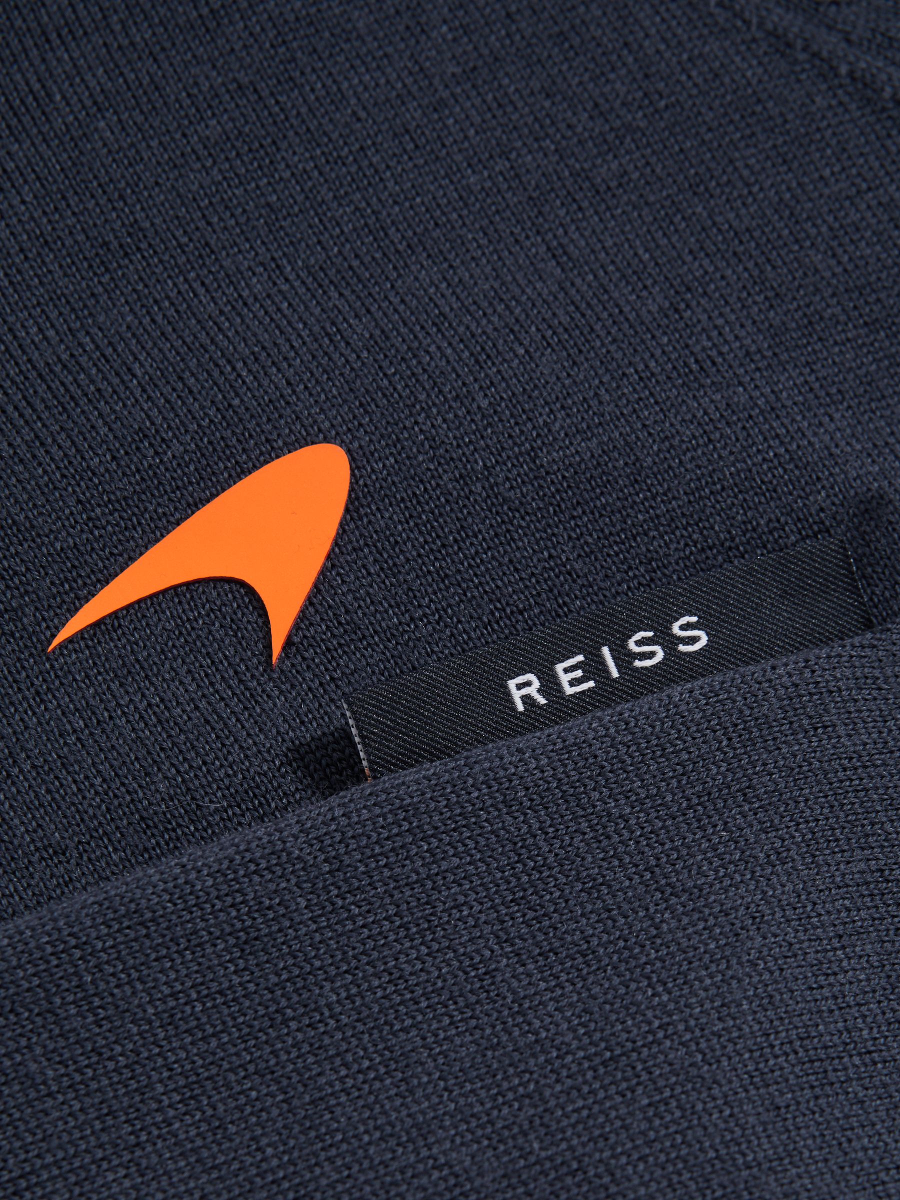 McLaren F1 Merino Wool Hoodie in Airforce Blue - Image 8 of 9