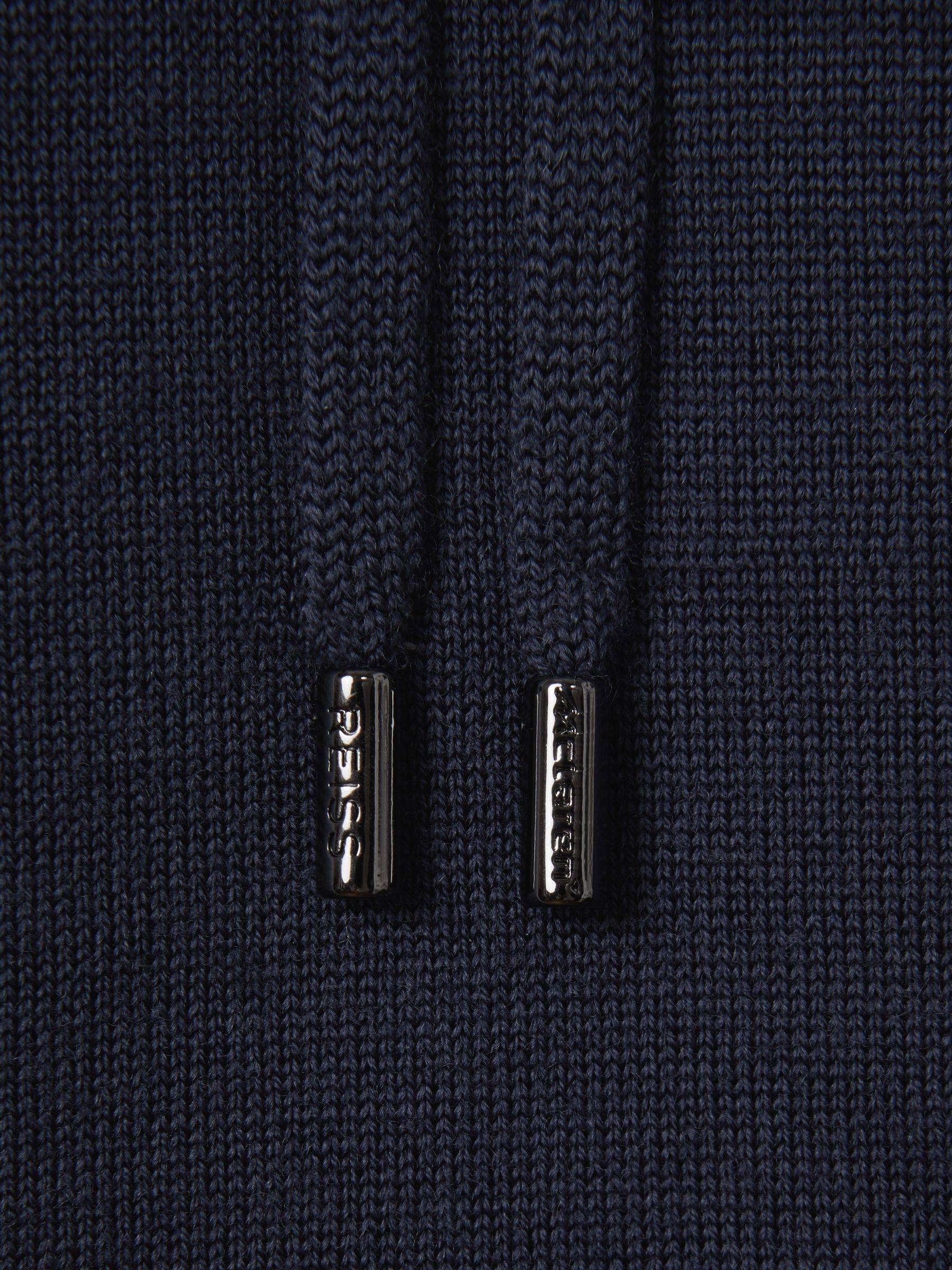 McLaren F1 Merino Wool Hoodie in Airforce Blue - Image 9 of 9