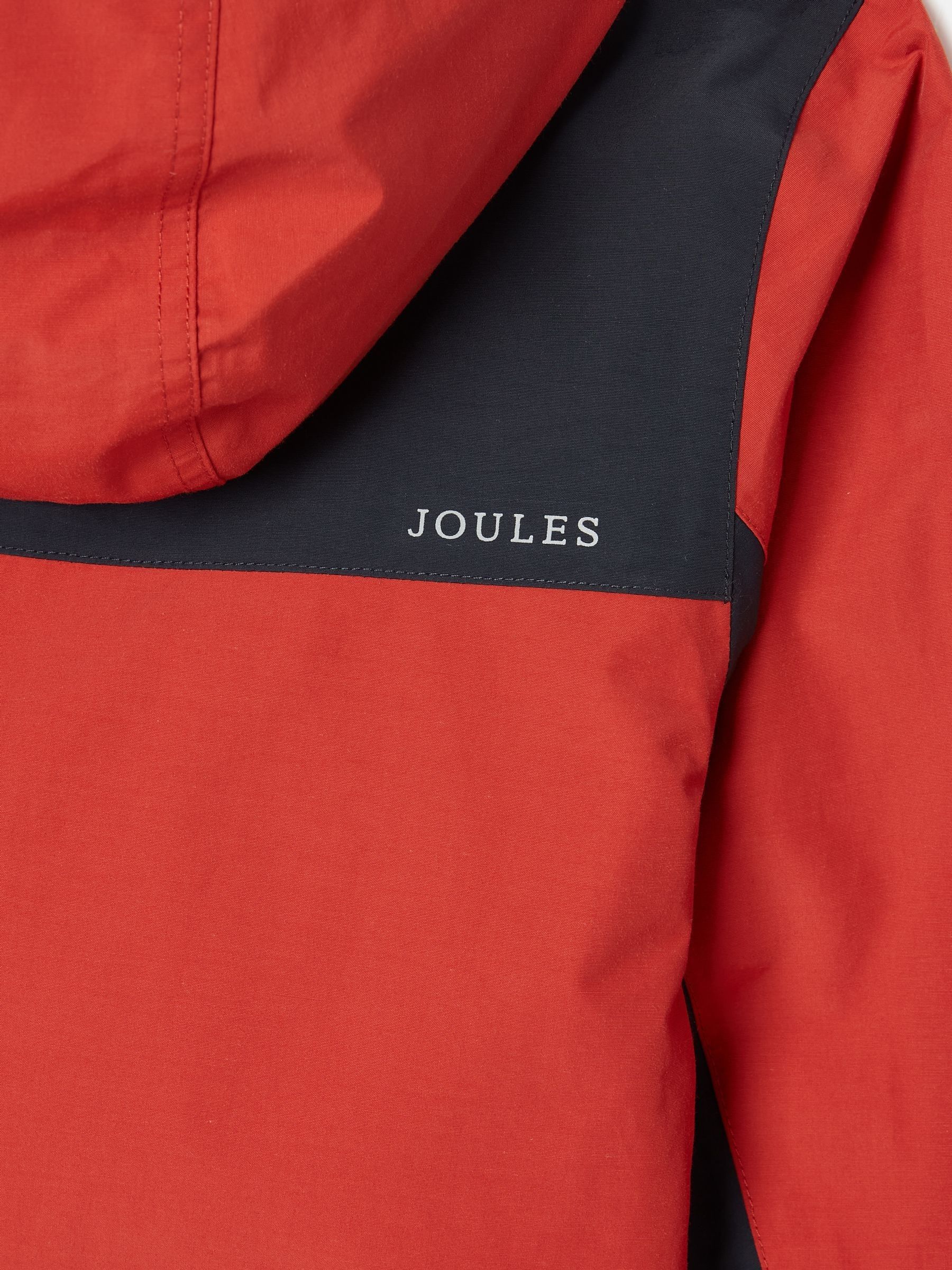Kids' Ayston Orange Colourblock Waterproof Fleece Lined Raincoat - Image 5 of 5