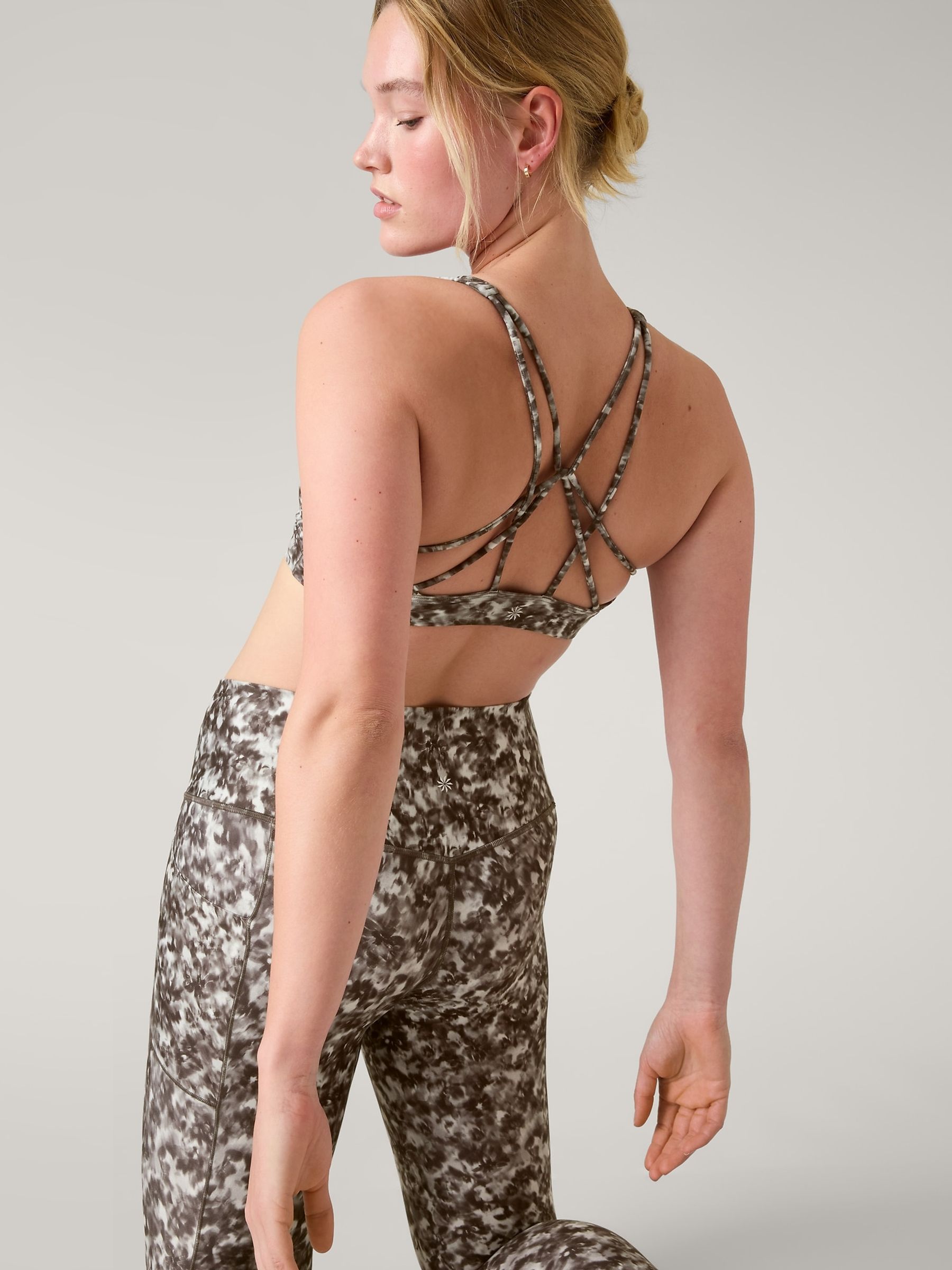 Athleta Black A-C Cup Solace Sports Bra - Image 4 of 5