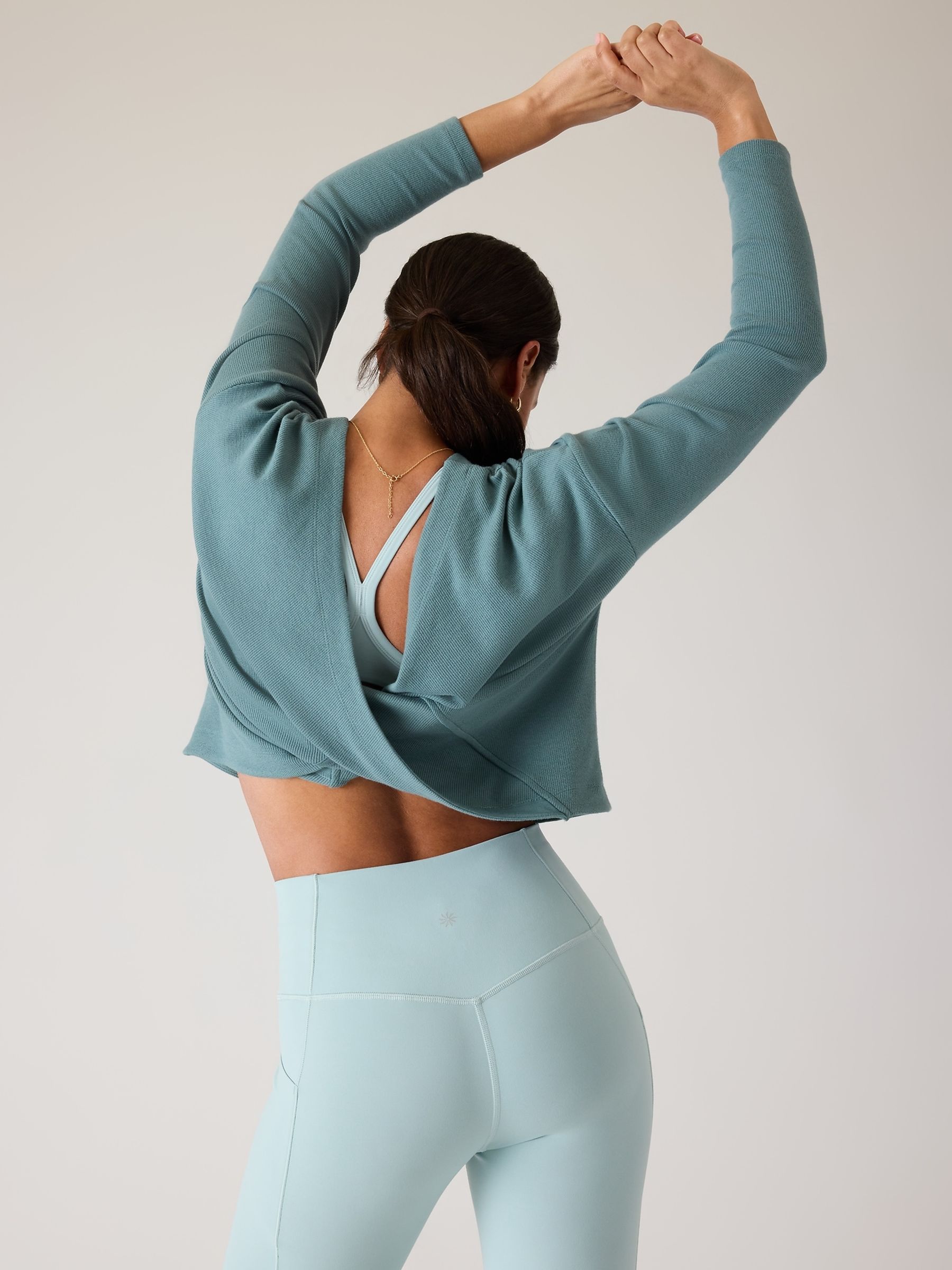 Athleta Green Presence Twist Jumper - Image 2 of 6