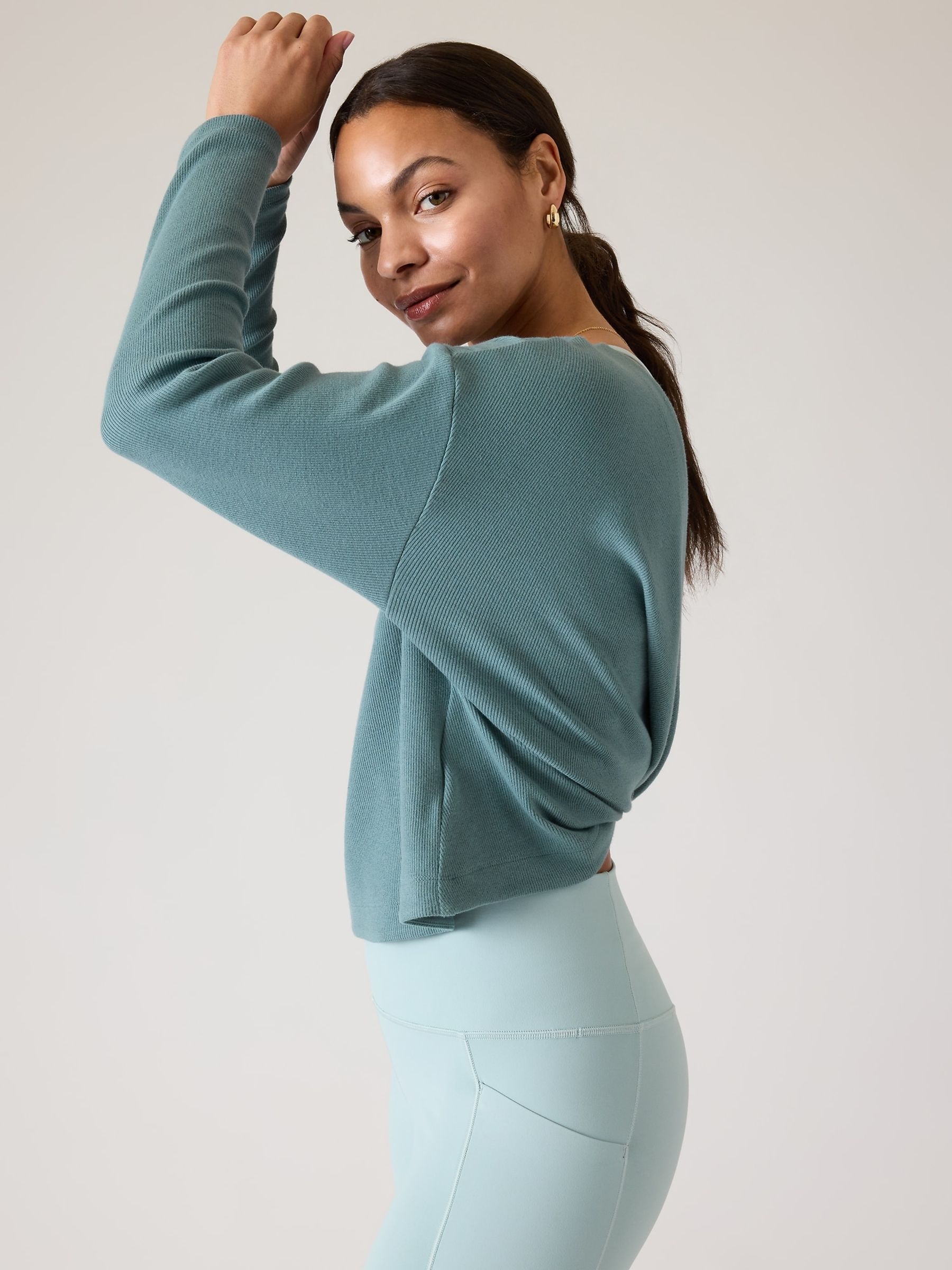 Athleta Green Presence Twist Jumper - Image 3 of 6