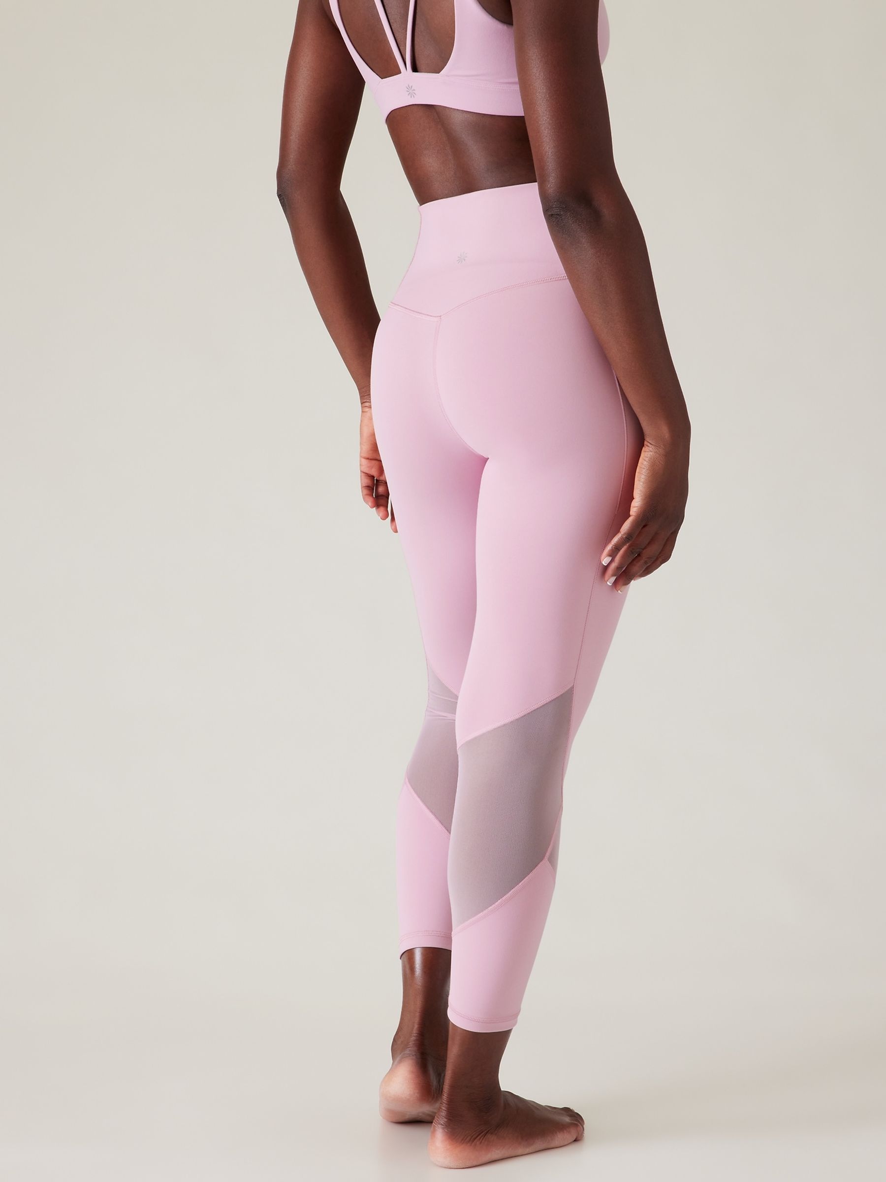 Athleta Pink Salutation Stash 7/8 Leggings - Image 2 of 5