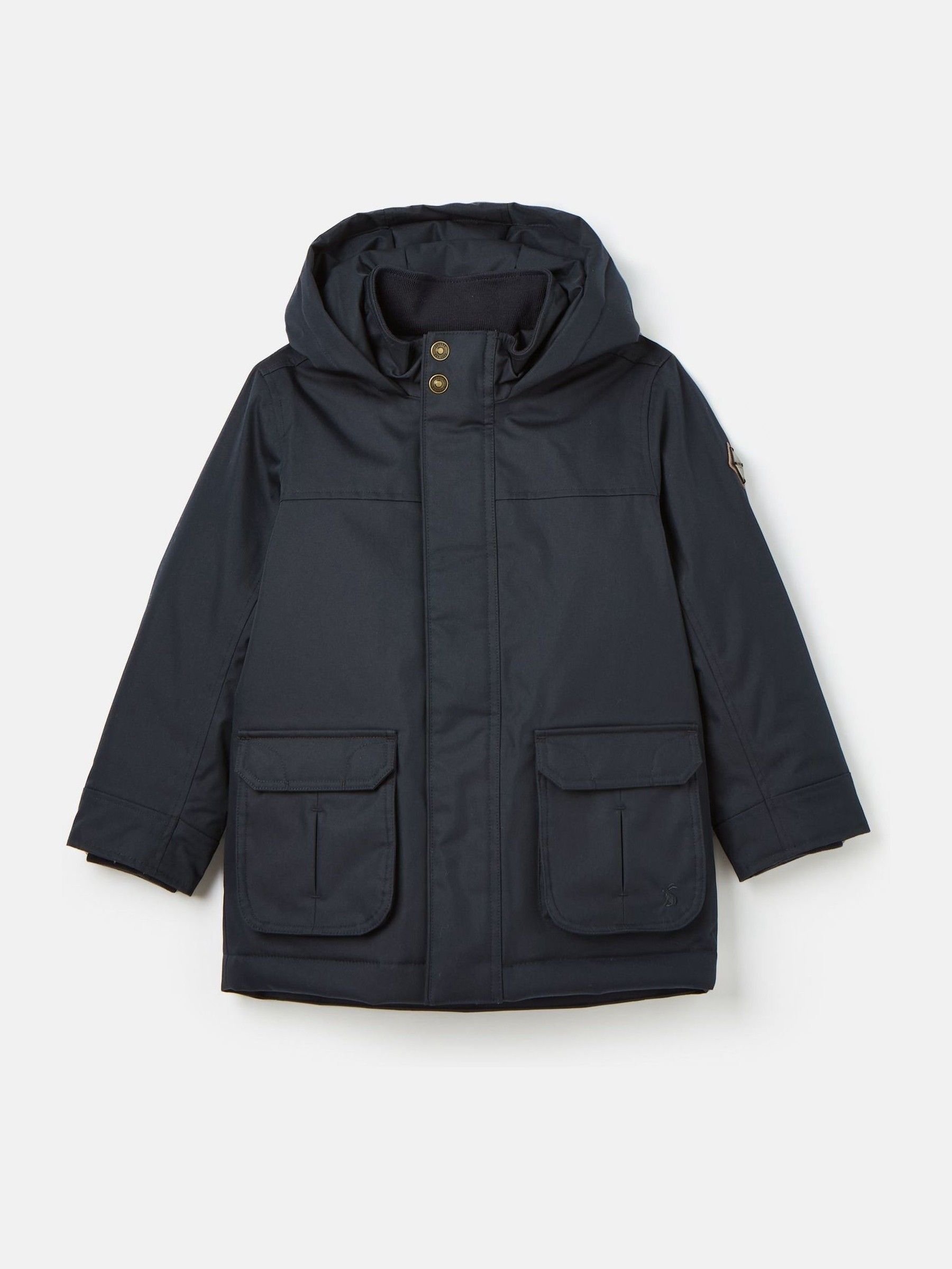 Kids' Ultimate Navy Blue Waterproof Coat with Quilted Lining - Image 1 of 6