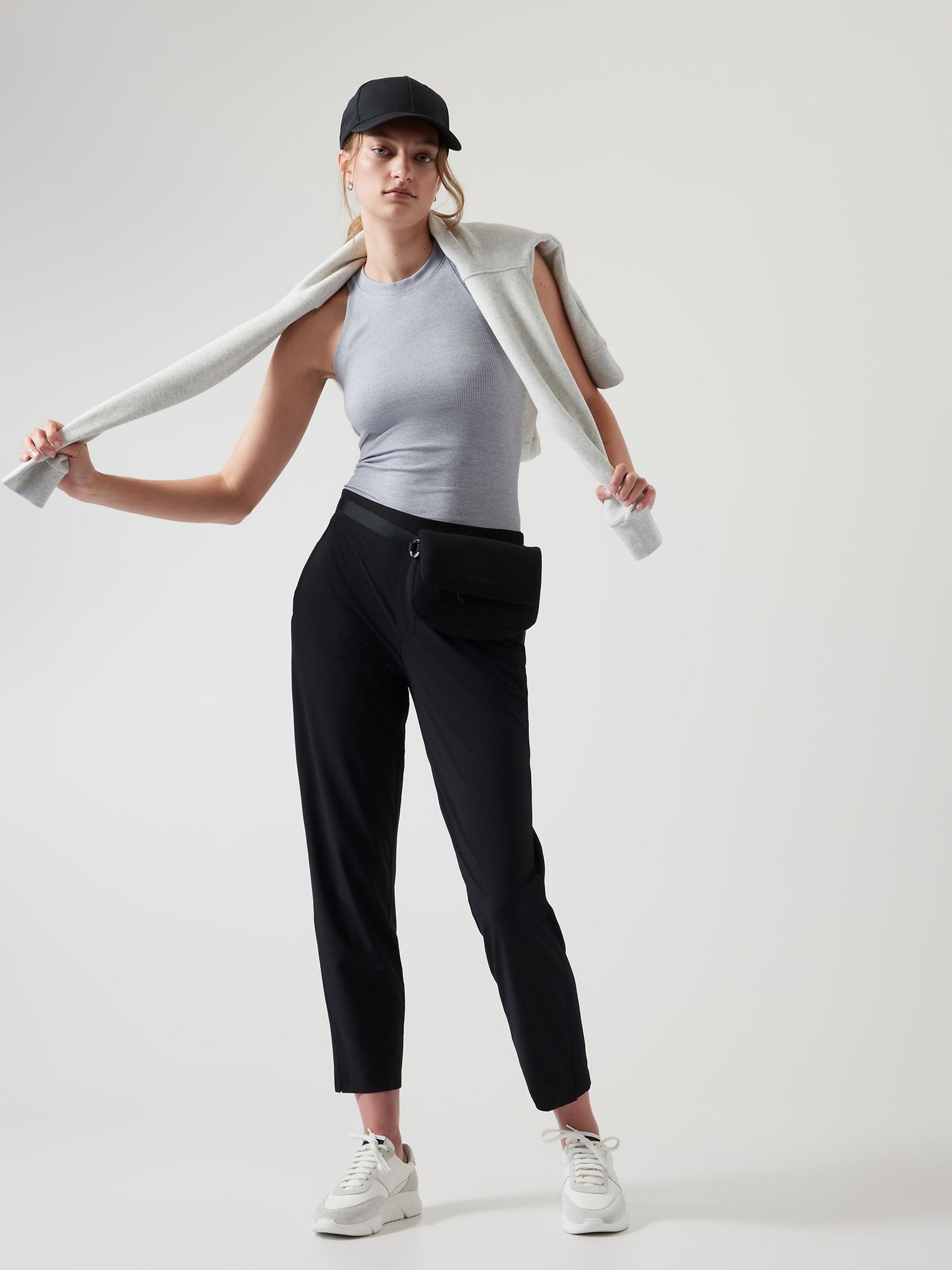 Athleta Grey Renew Seamless Racerback Tank Top - Image 4 of 5