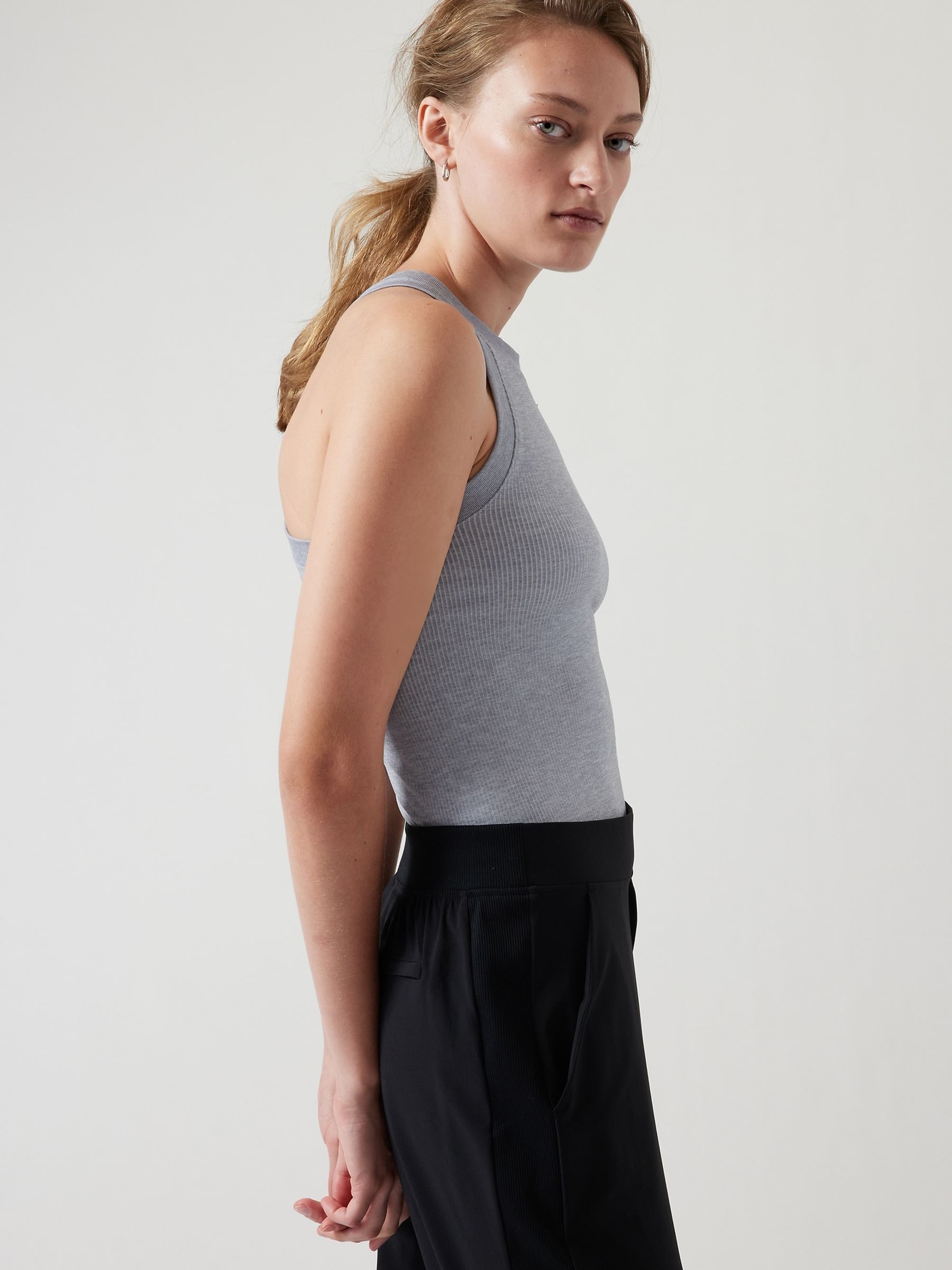 Athleta Grey Renew Seamless Racerback Tank Top - Image 5 of 5