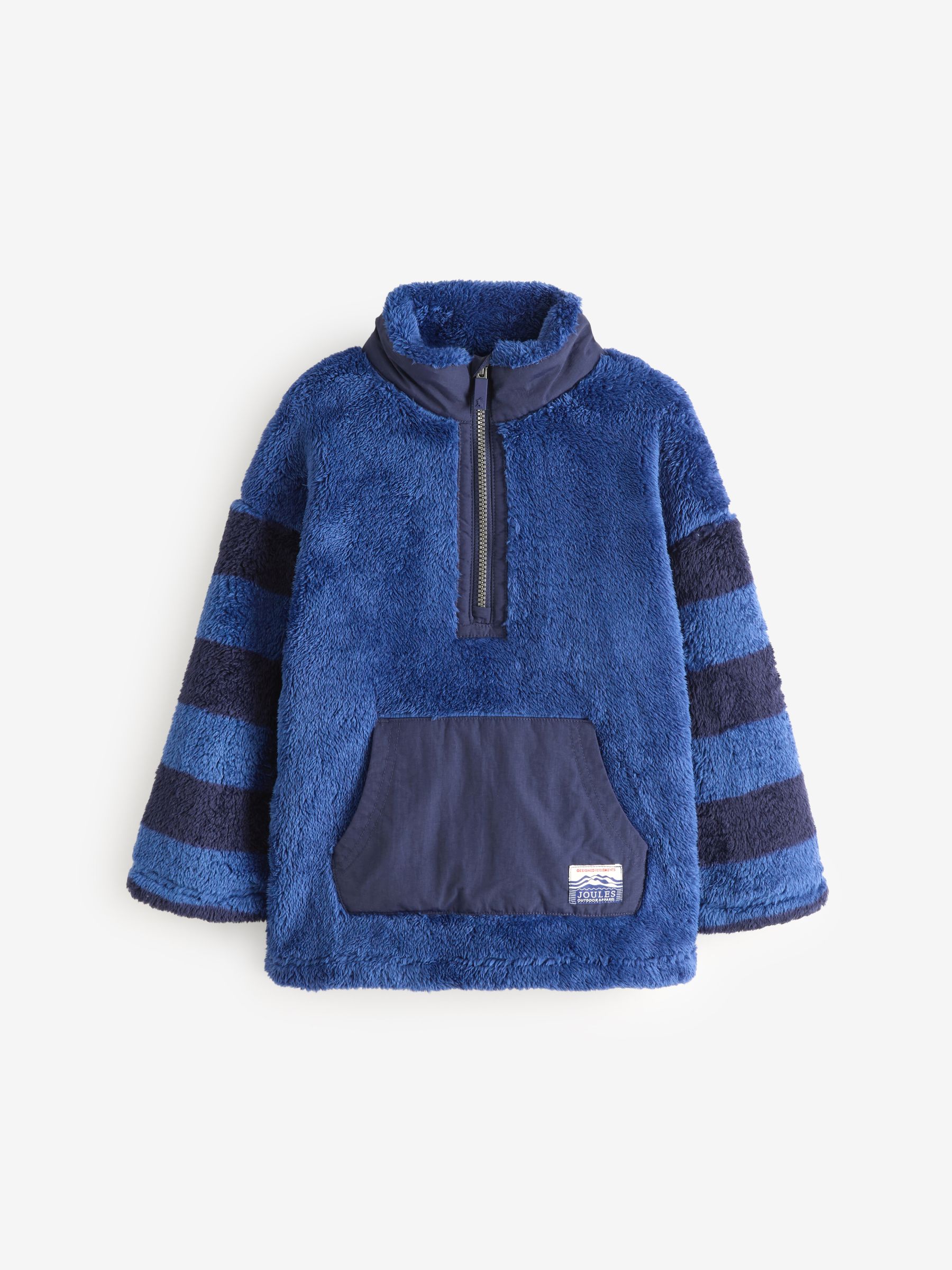 Boys' Always Cosy Blue Half Zip Borg Fleece - Image 5 of 5