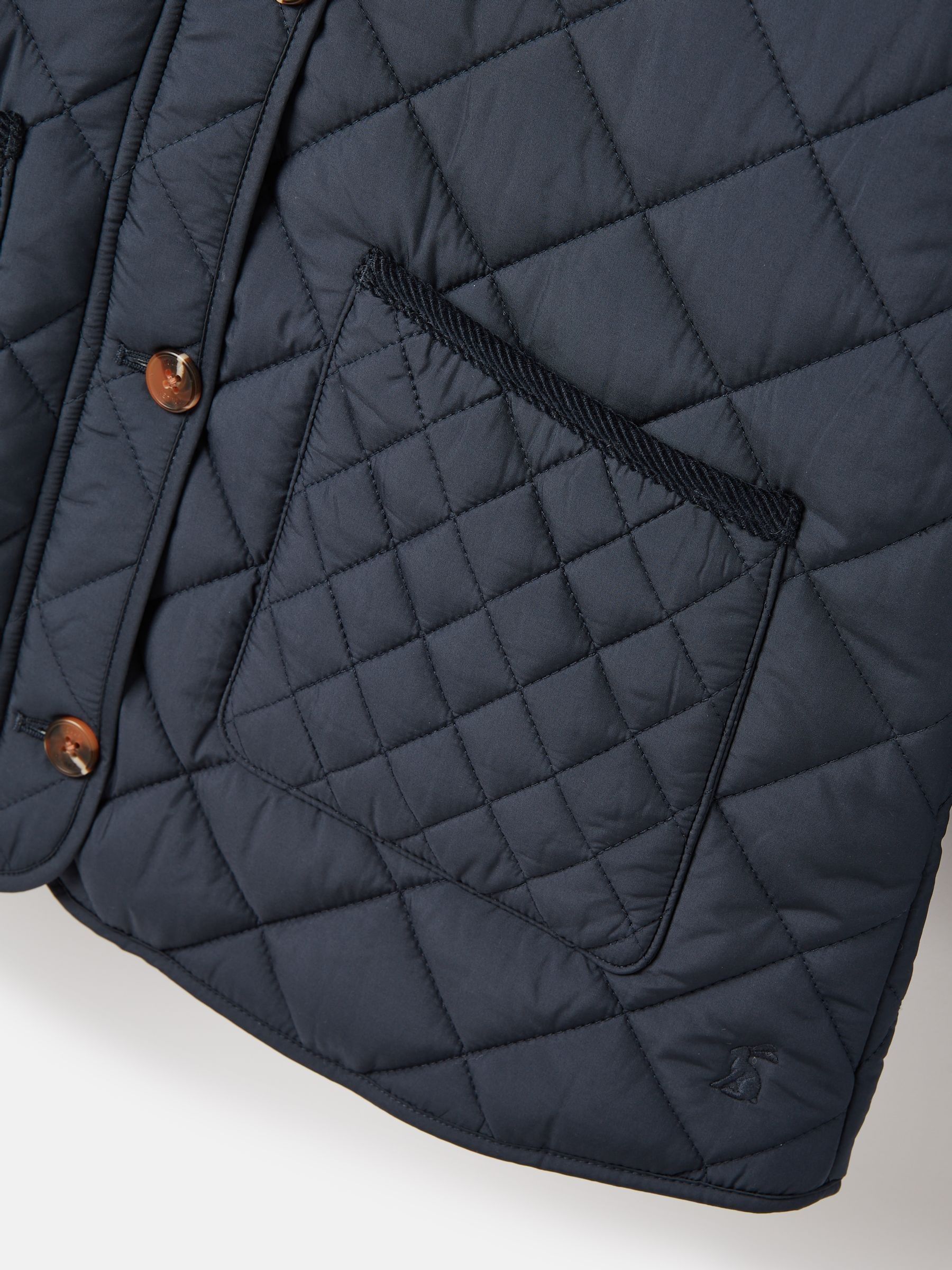 Kids' Mayberry Navy Blue Quilted Jacket - Image 3 of 4