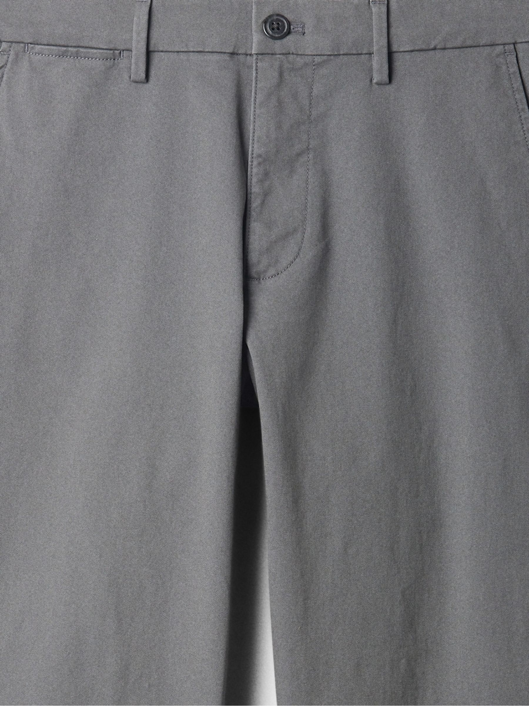 Grey Straight Fit Essential Chinos - Image 2 of 2