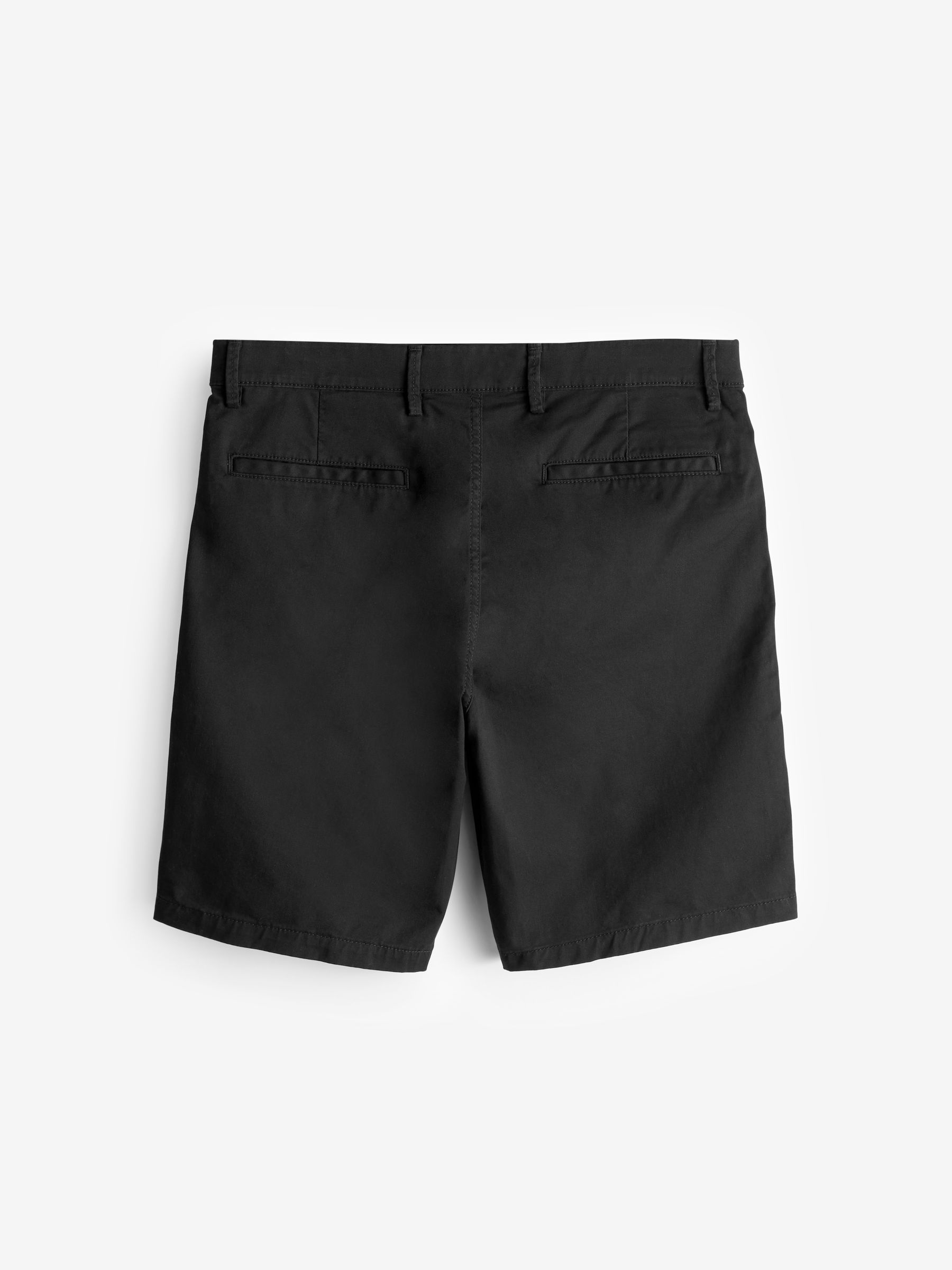 Black Long Length 9' Chino Shorts - Image 2 of 6