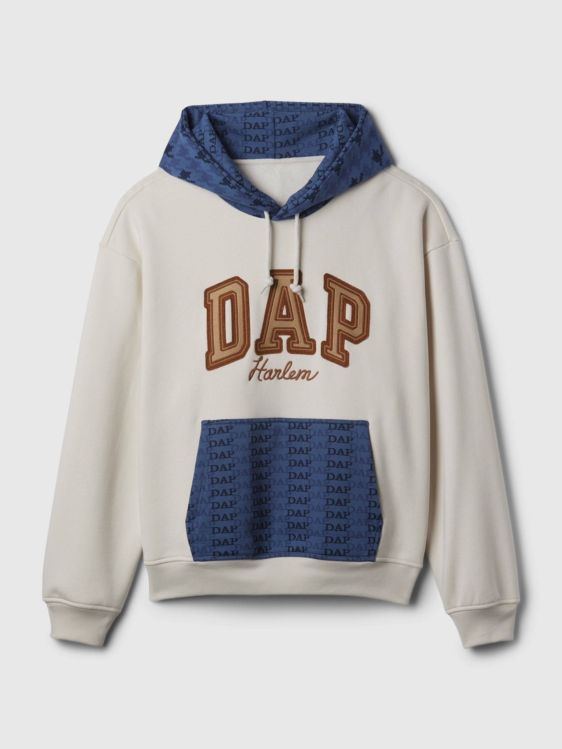 White Dapper Dan Colourblock Logo Hoodie - Image 5 of 5