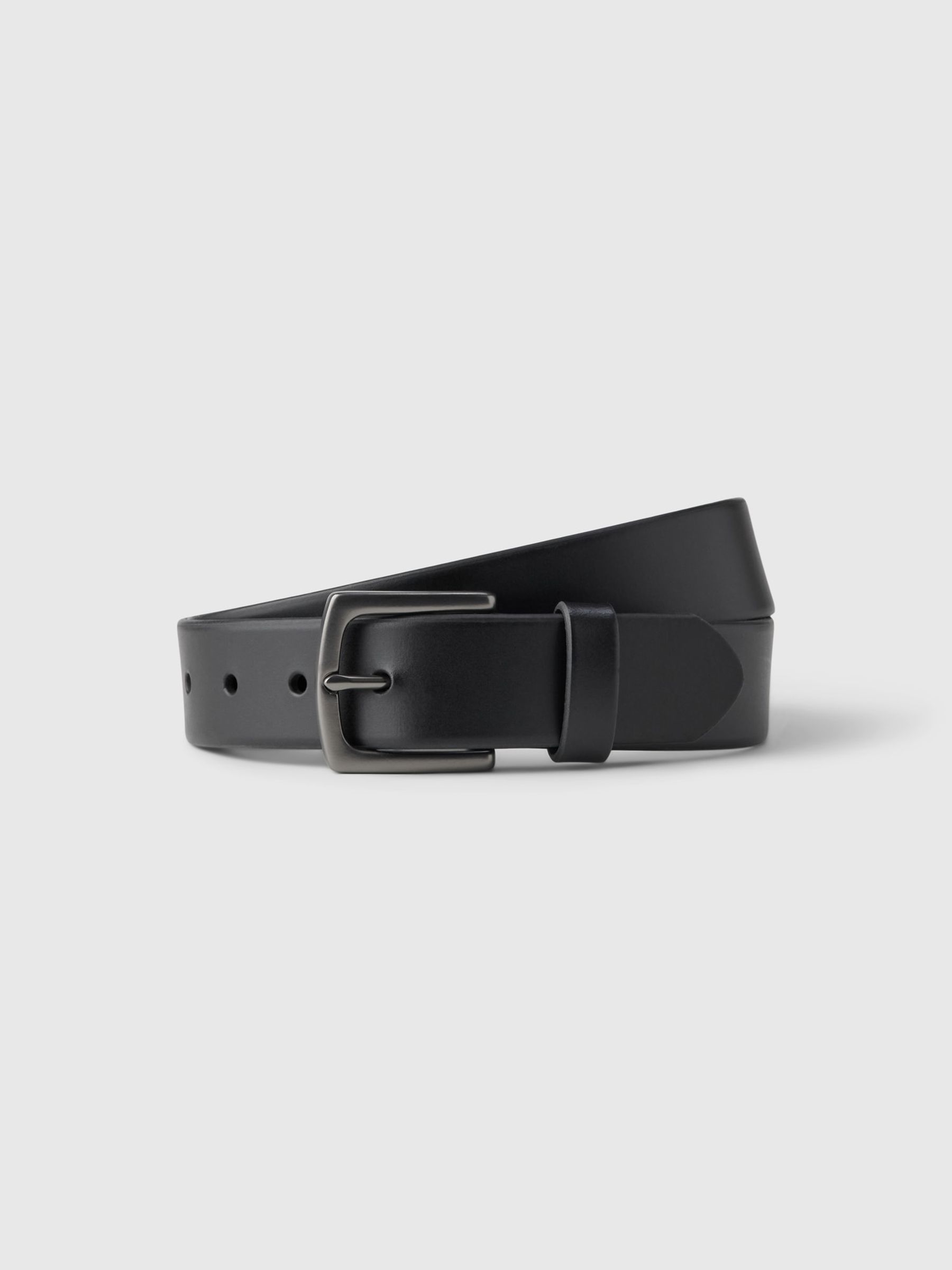 Black Leather Belt - Image 3 of 4