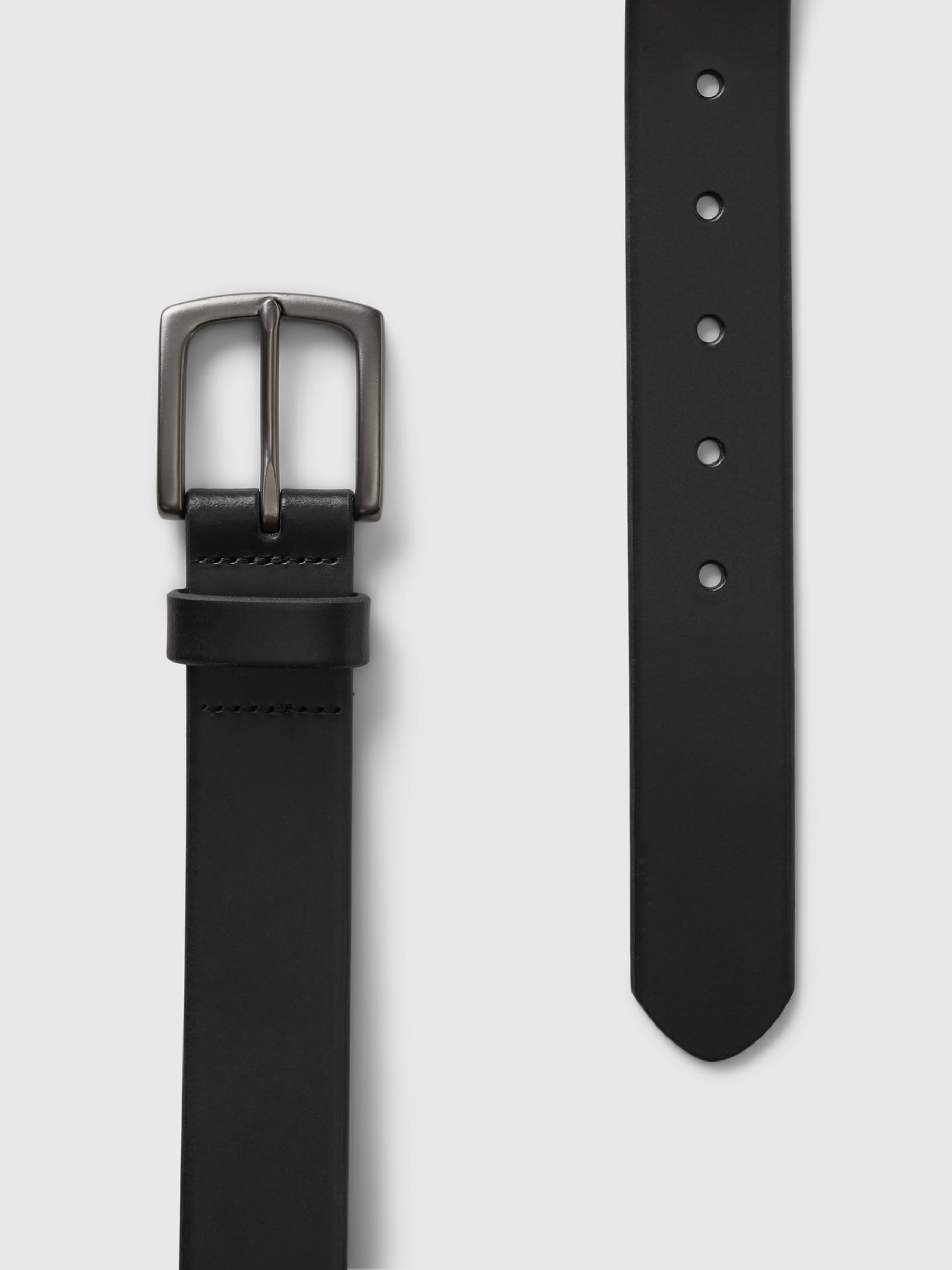 Black Leather Belt - Image 4 of 4