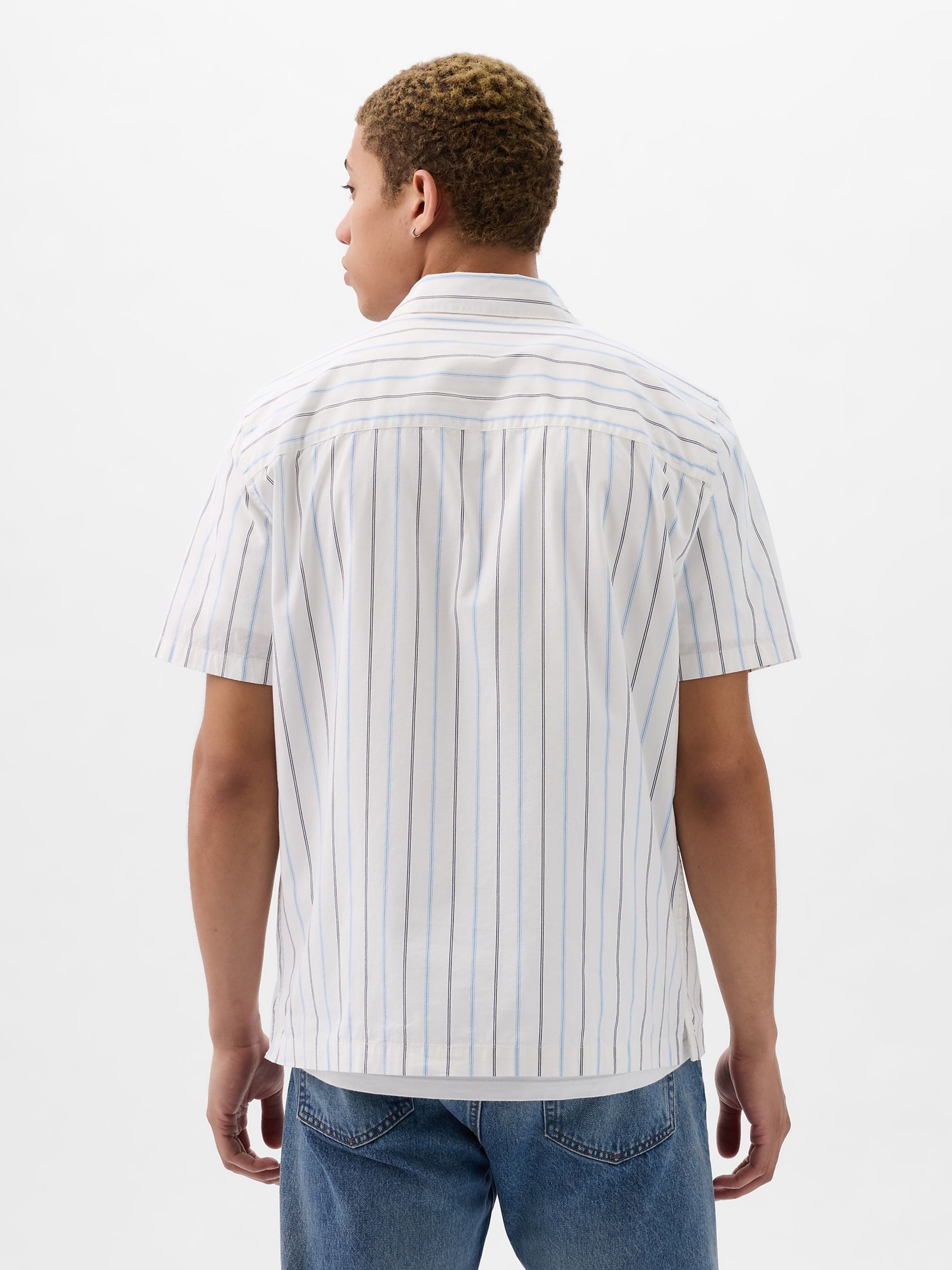 White All-Day Standard Fit Poplin Shirt - Image 3 of 4