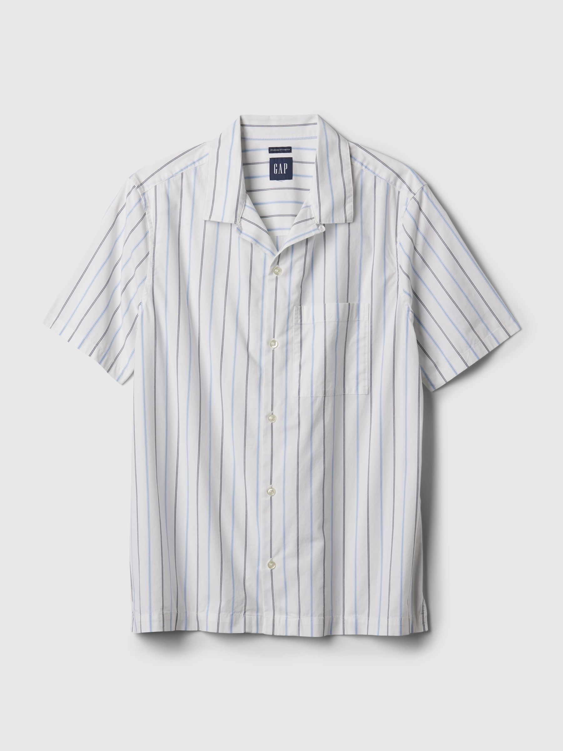 White All-Day Standard Fit Poplin Shirt - Image 4 of 4