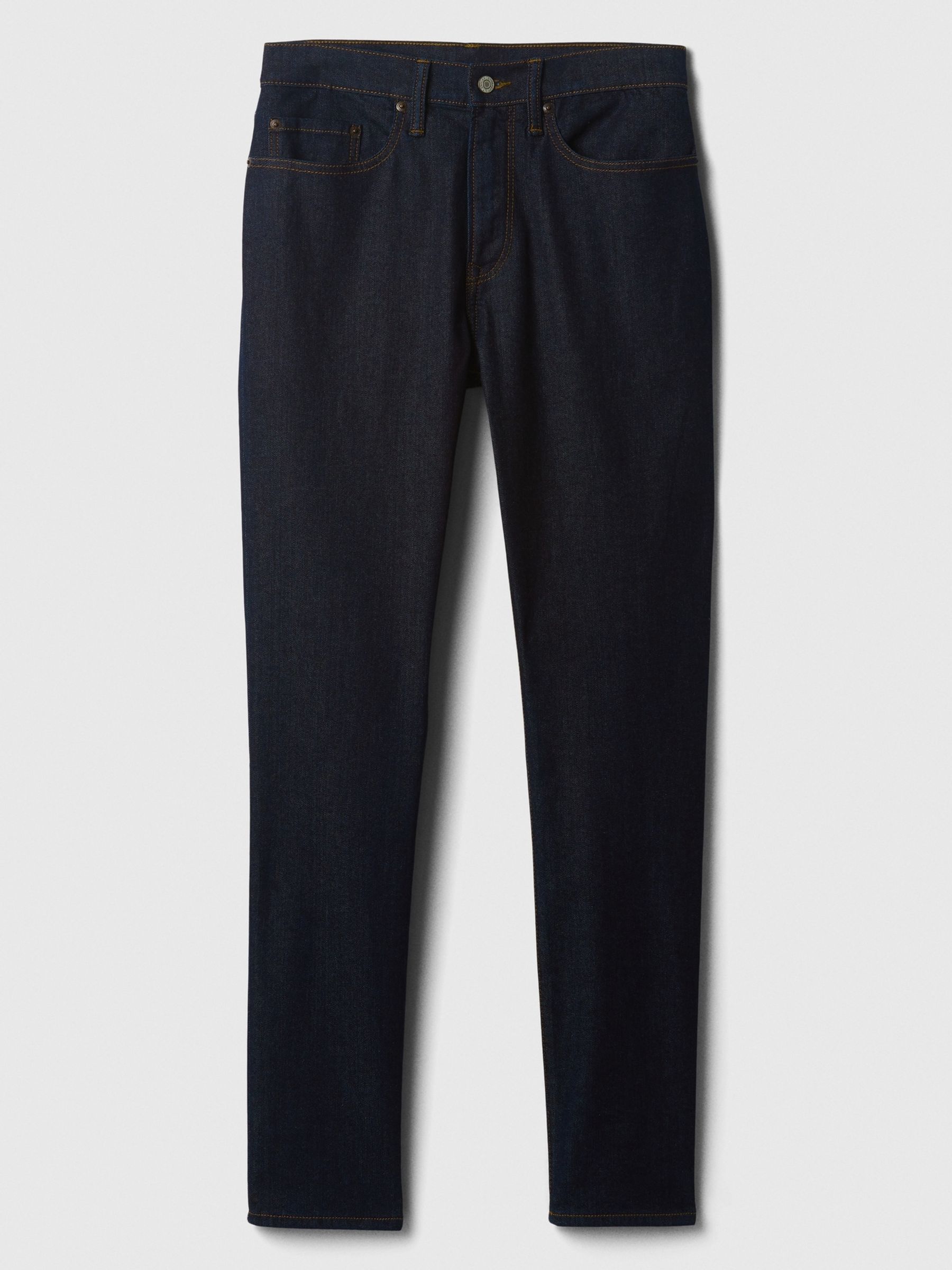 Dark Indigo Blue Slim Fit Comfort Stretch Jeans - Image 4 of 5