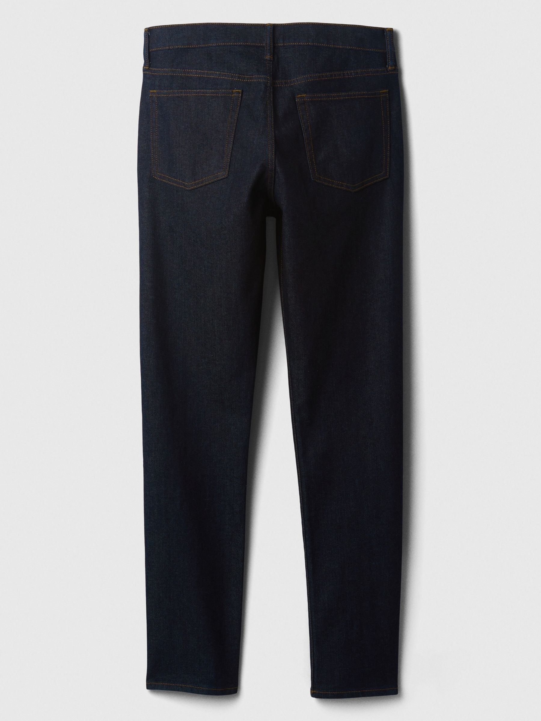 Dark Indigo Blue Slim Fit Comfort Stretch Jeans - Image 5 of 5