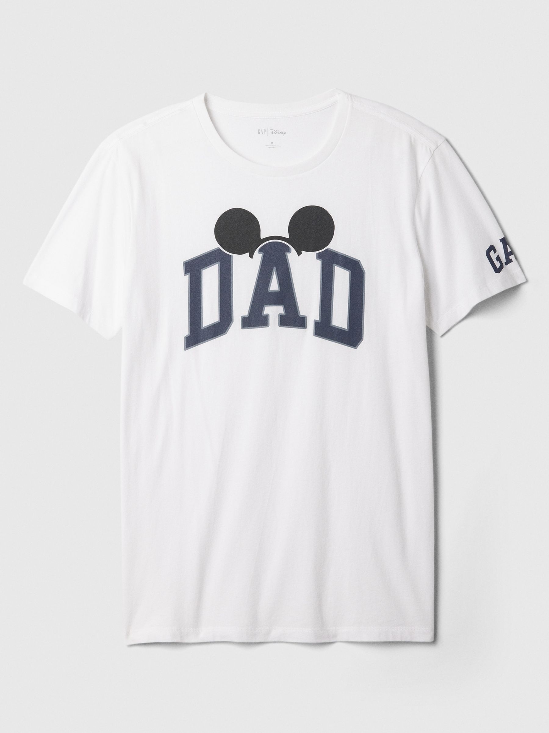 White Disney Dad Graphic Short Sleeve T-Shirt - Image 3 of 4