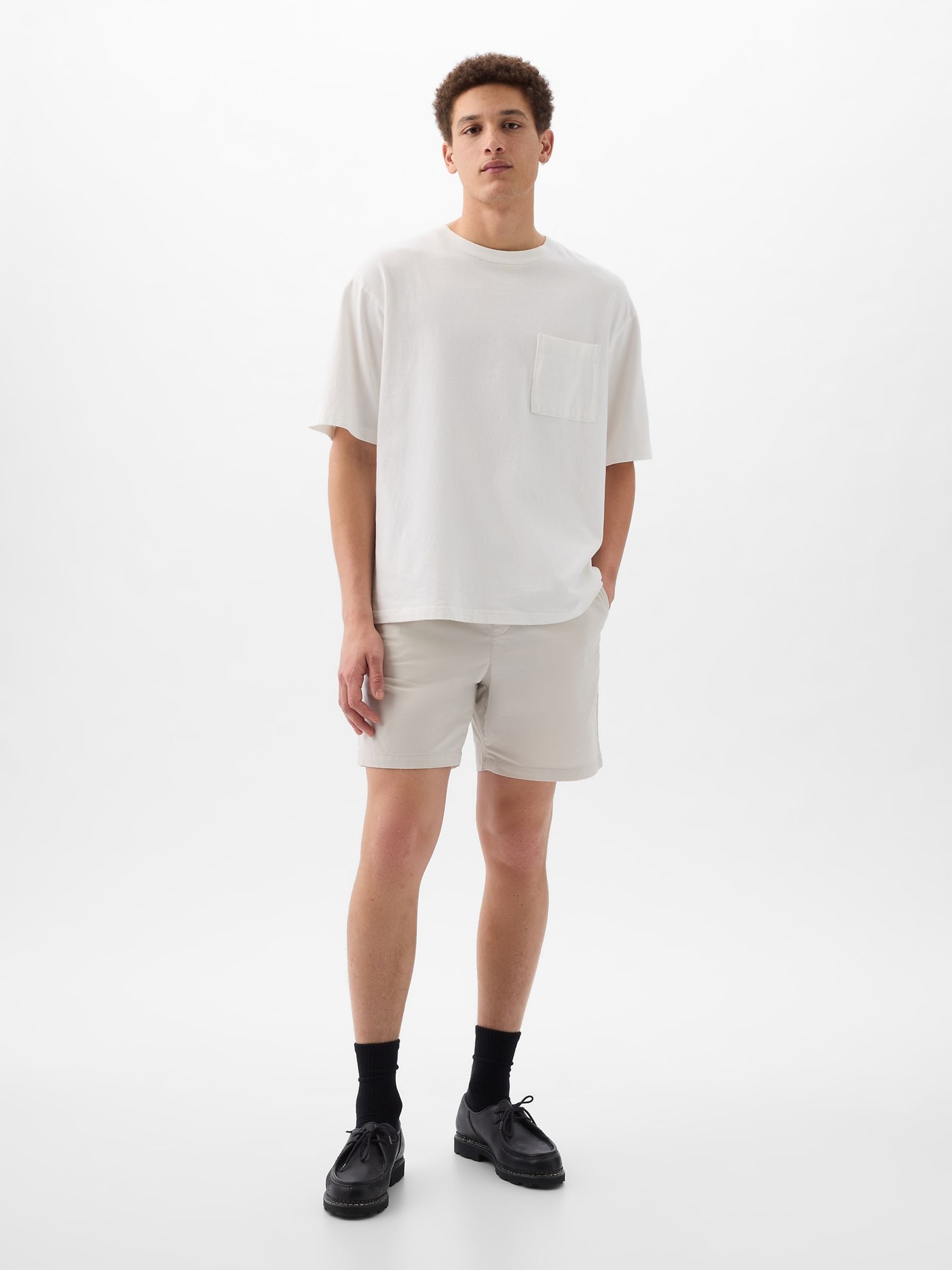 Neutral Short Length 4' Chino Shorts - Image 4 of 6