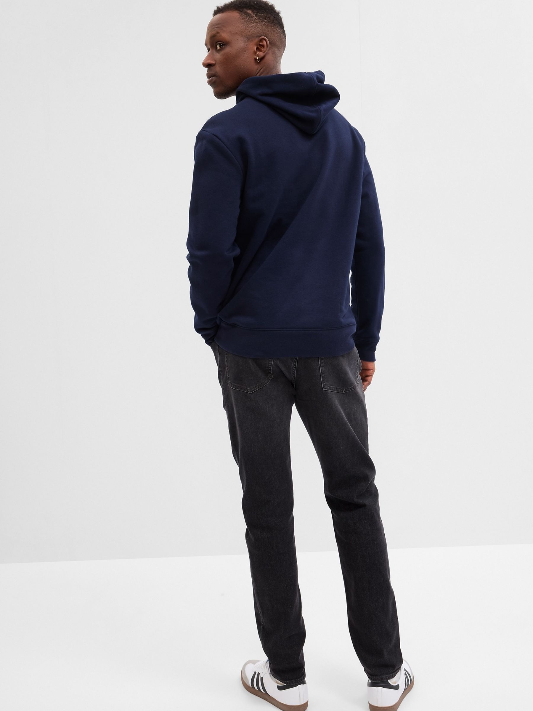 Washed Black Slim Fit Comfort Stretch Soft Jeans - Image 2 of 4