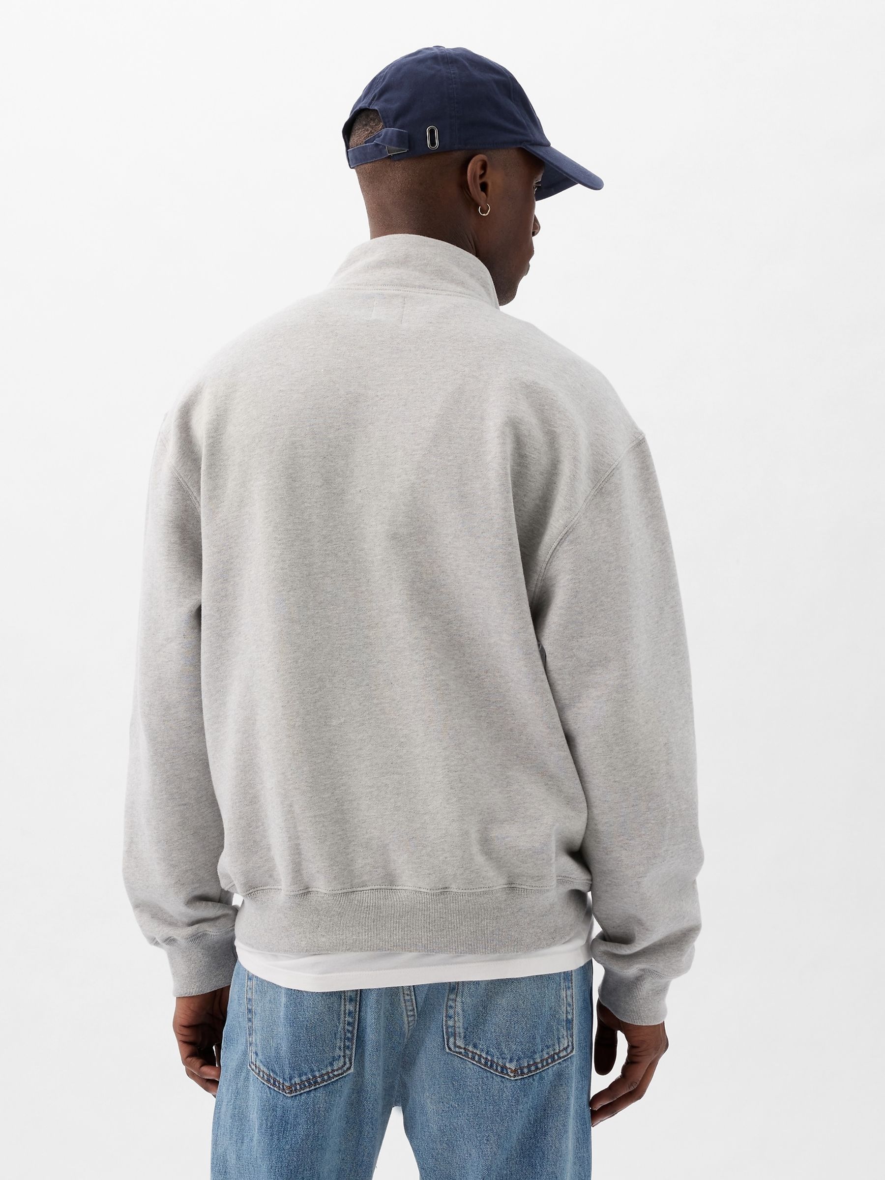 Grey Heavyweight  Arch Logo Pullover - Image 2 of 4