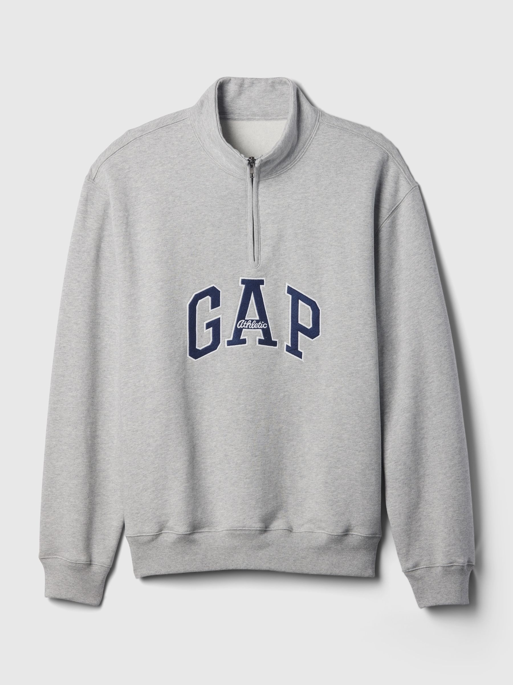 Grey Heavyweight Arch Logo Pullover | Gap