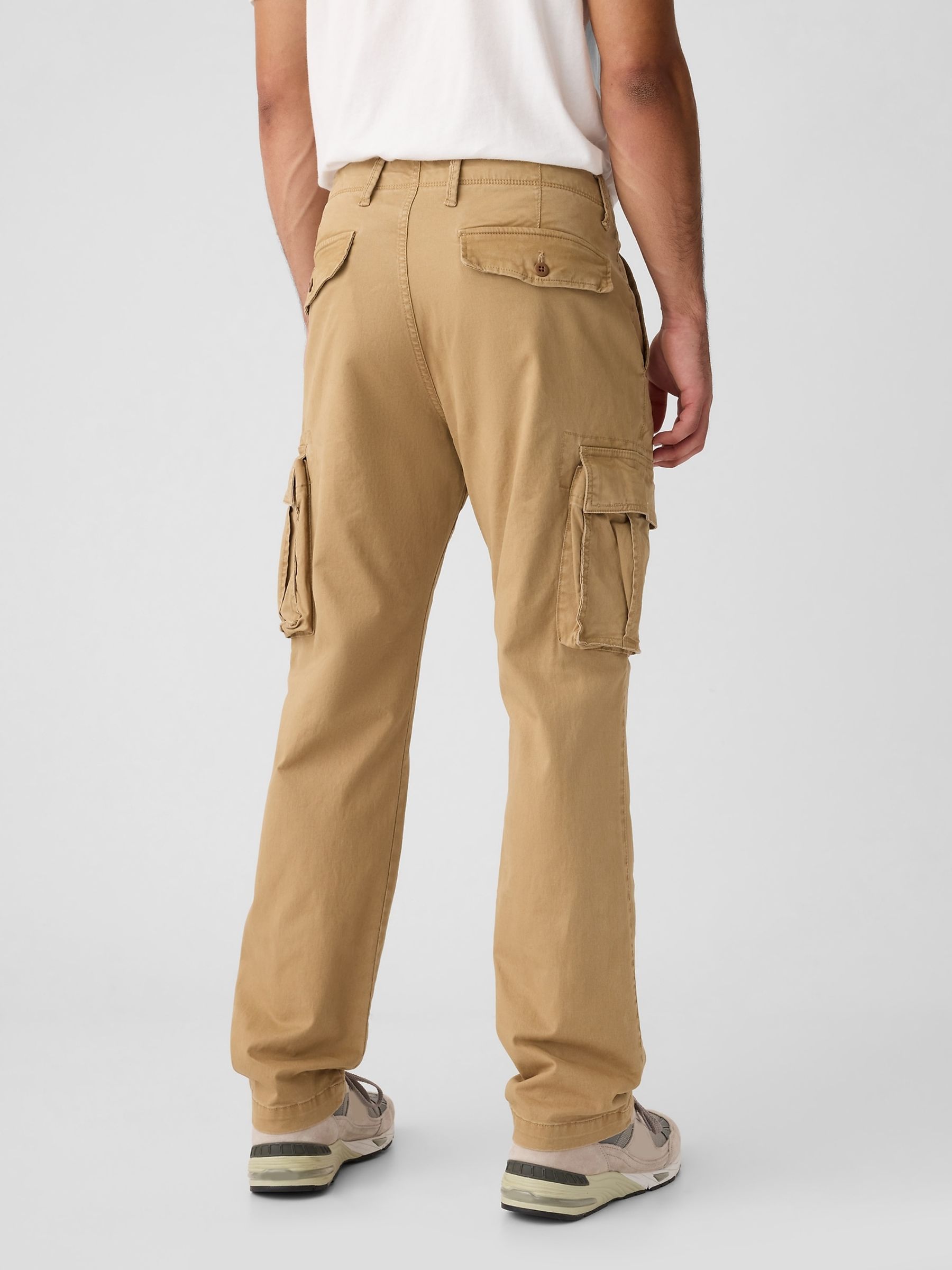 Brown Straight Fit Cargo Trousers - Image 2 of 6