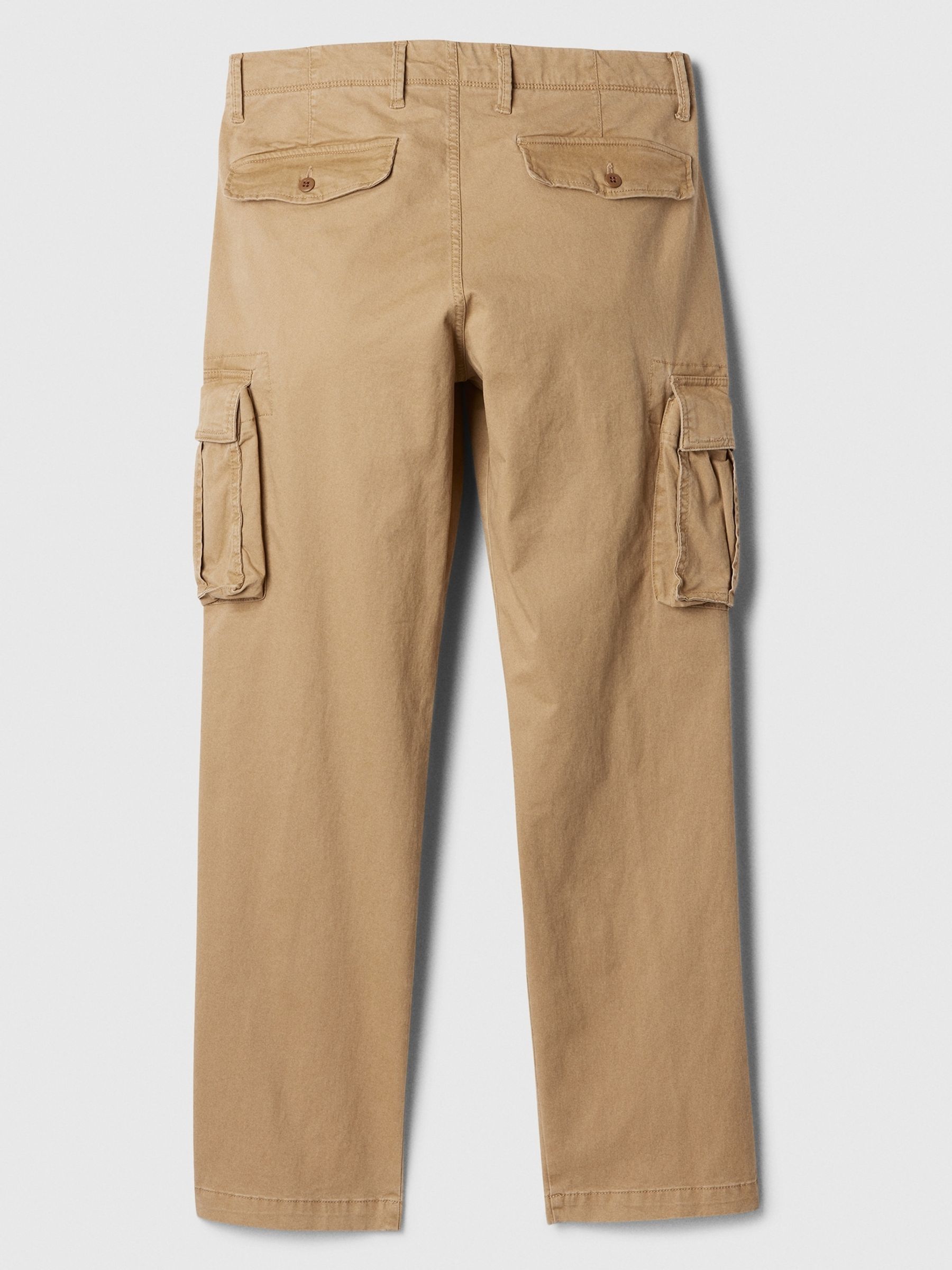 Brown Straight Fit Cargo Trousers - Image 6 of 6