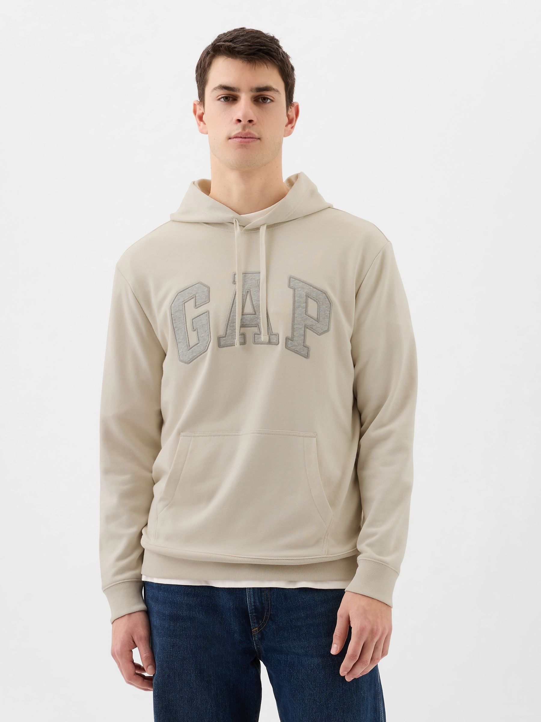 Cream Logo Hoodie - Image 1 of 5