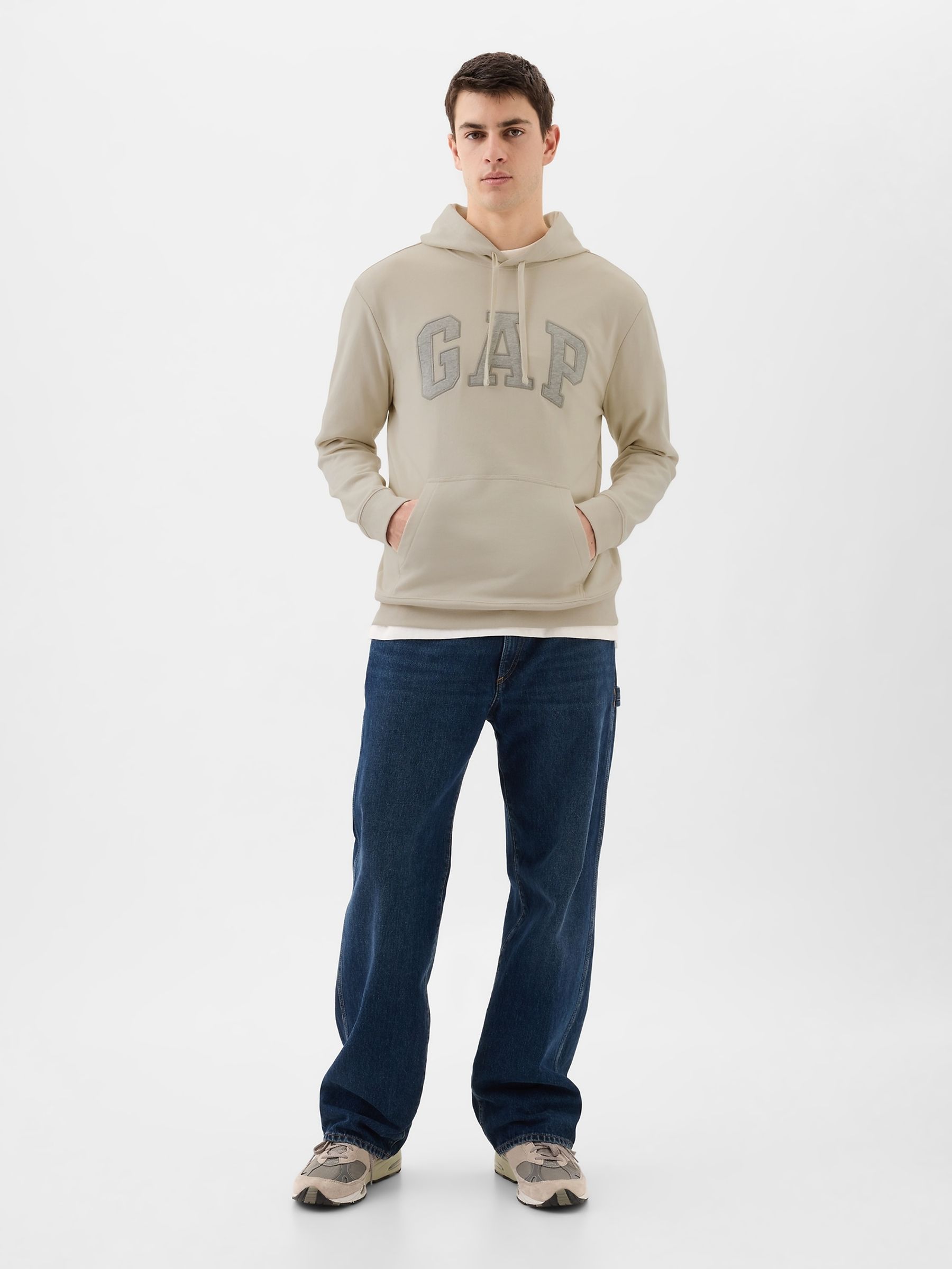 Cream Logo Hoodie - Image 3 of 5