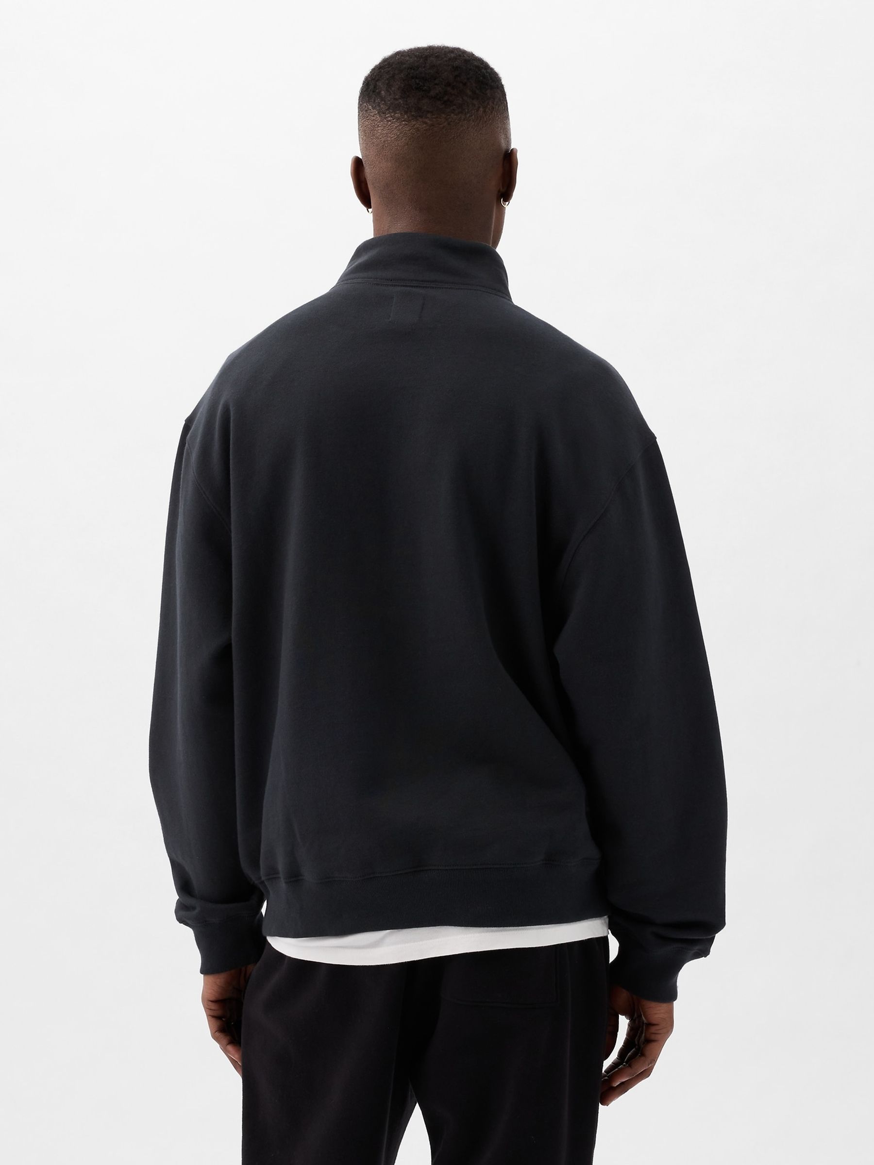 Black Heavyweight  Arch Logo Pullover - Image 2 of 4