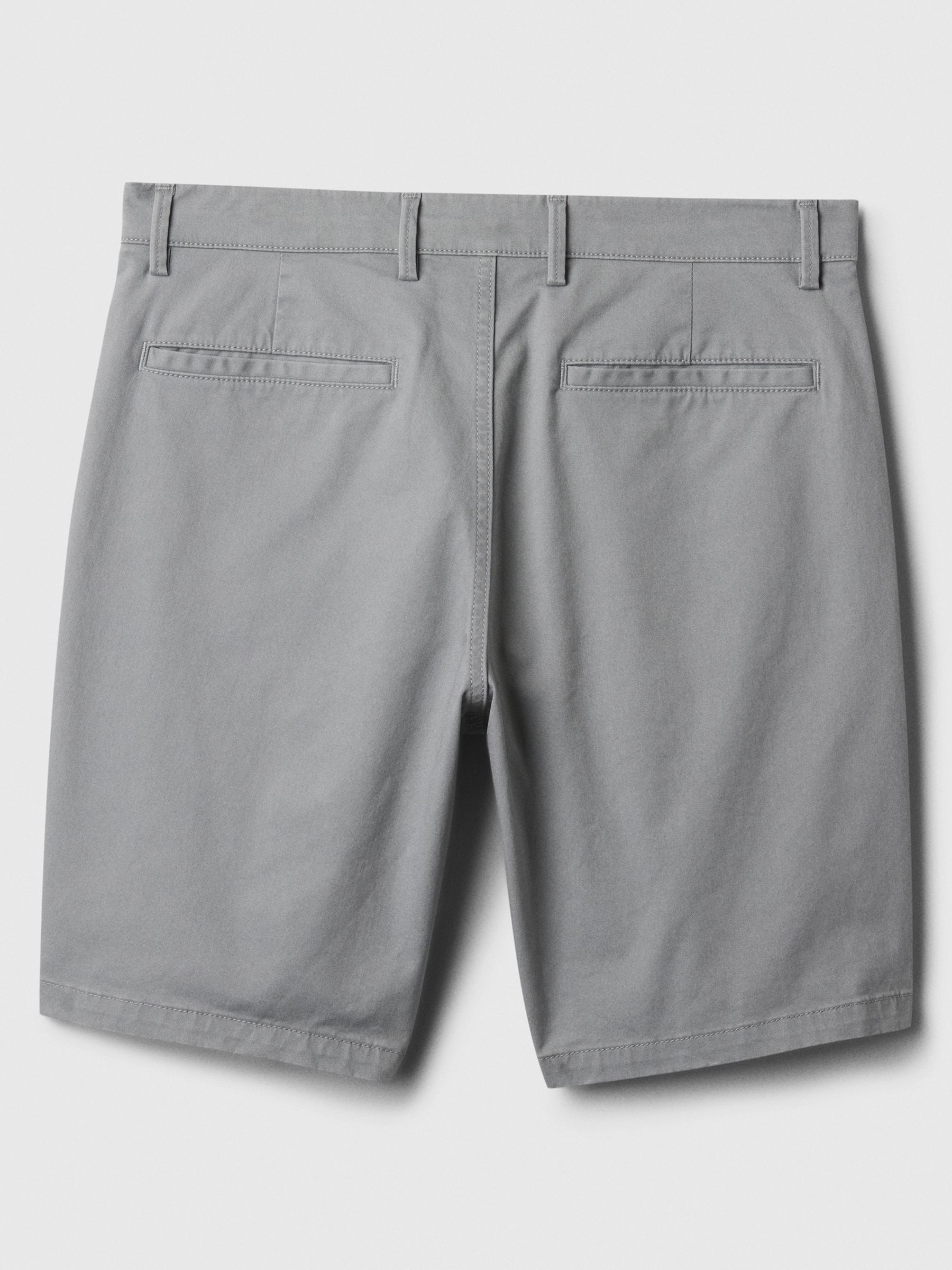 Grey Long Length 9' Chino Shorts - Image 4 of 4