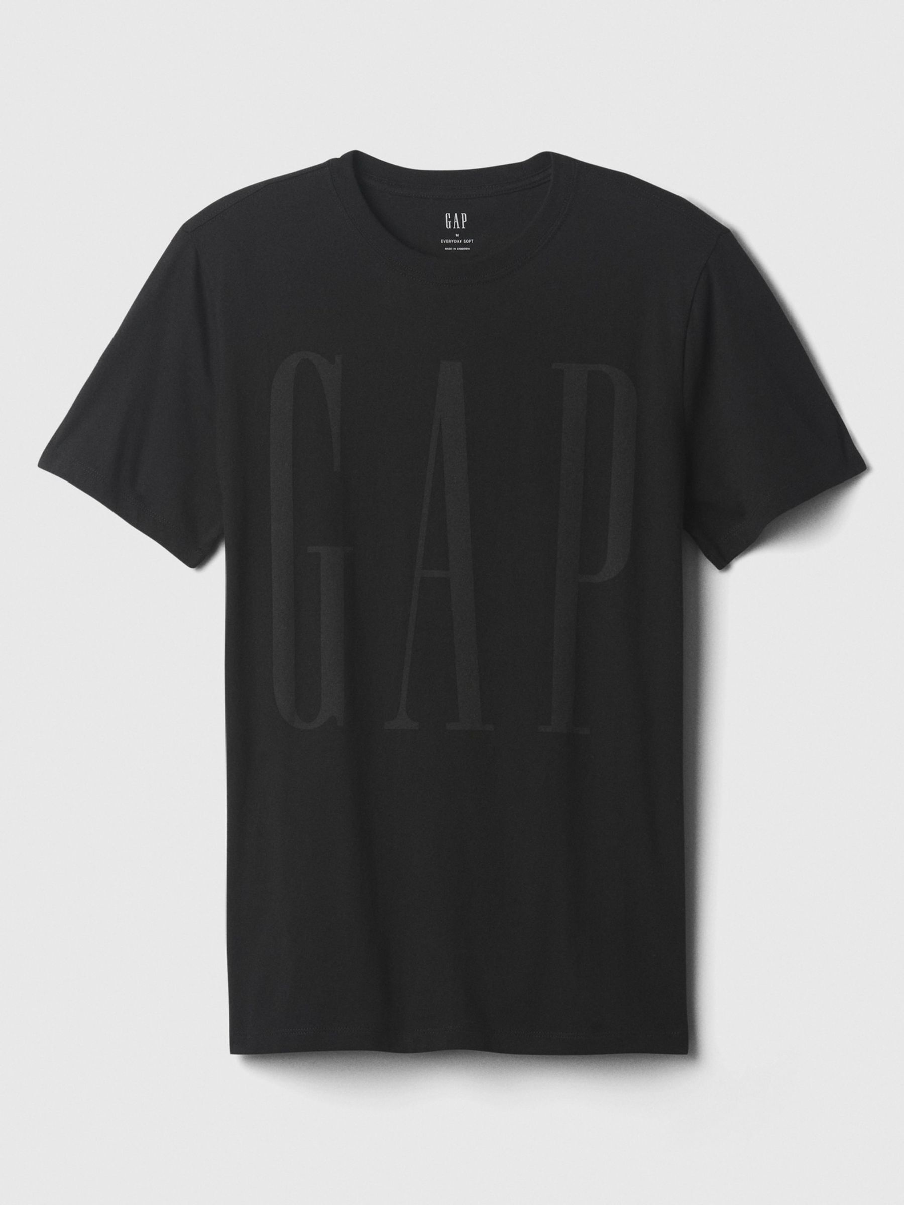 Black Everyday Logo 100% Cotton Crew Neck Short Sleeve T-Shirt - Image 4 of 4
