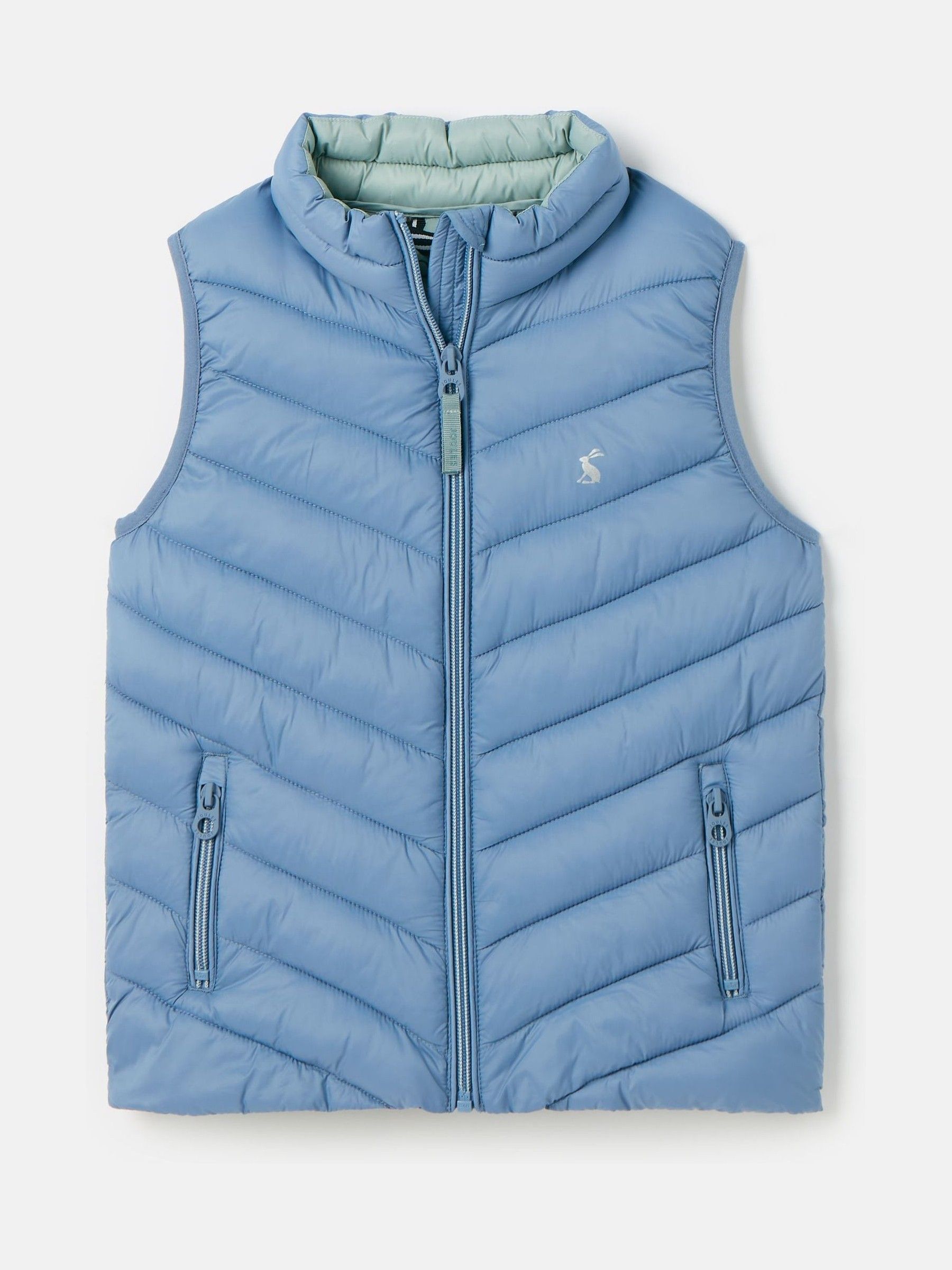 Kids' Crofton Blue Showerproof Padded Gilet - Image 1 of 5