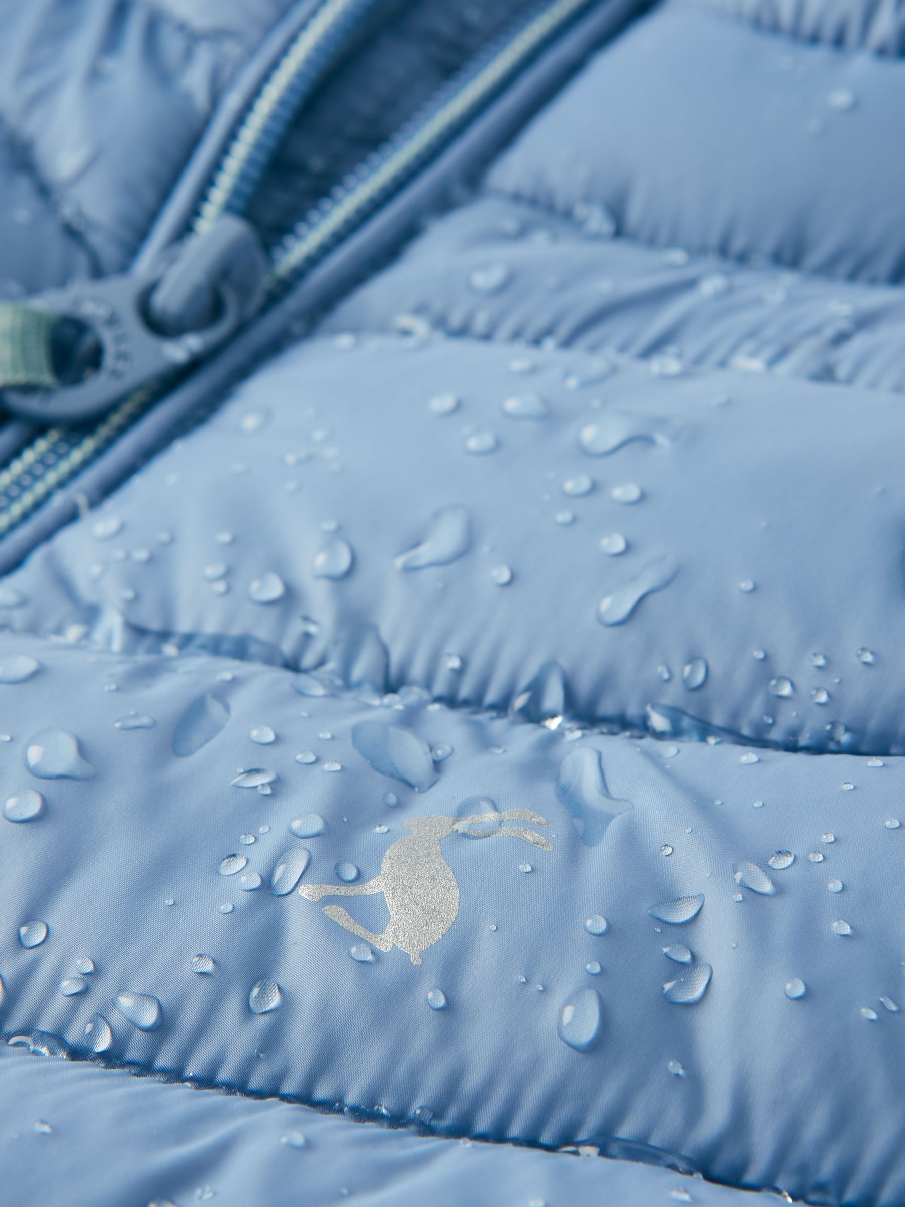 Kids' Crofton Blue Showerproof Padded Gilet - Image 5 of 5