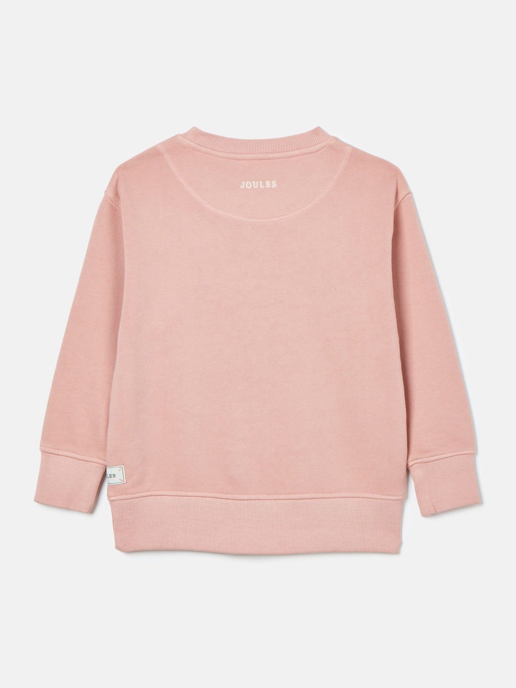 Kids' Sundaze Pink Crew Neck Slogan Sweatshirt - Image 2 of 6