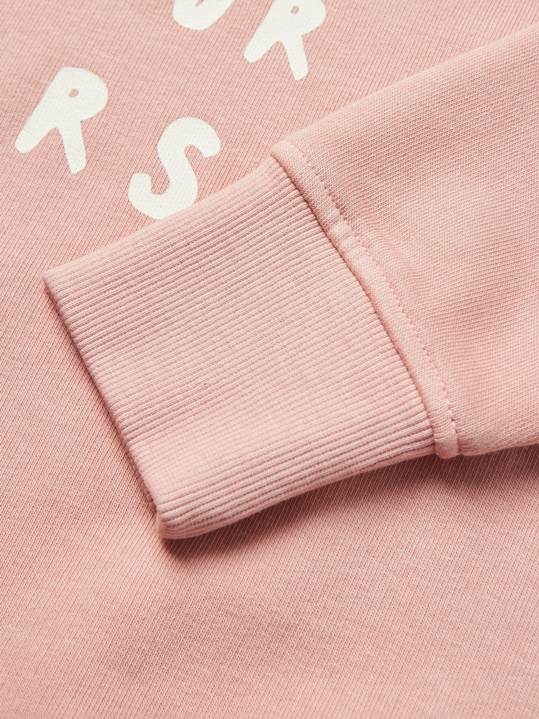 Kids' Sundaze Pink Crew Neck Slogan Sweatshirt - Image 4 of 6