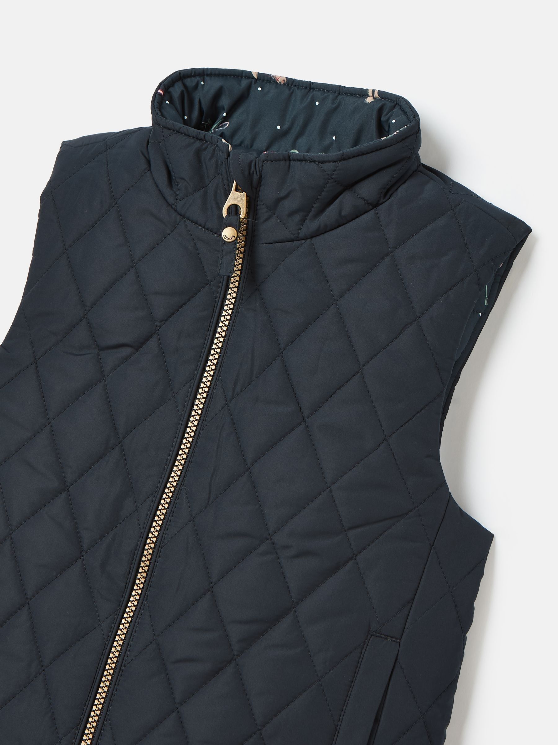 Kids' Atwell Navy Blue Showerproof Reversible Gilet - Image 4 of 5