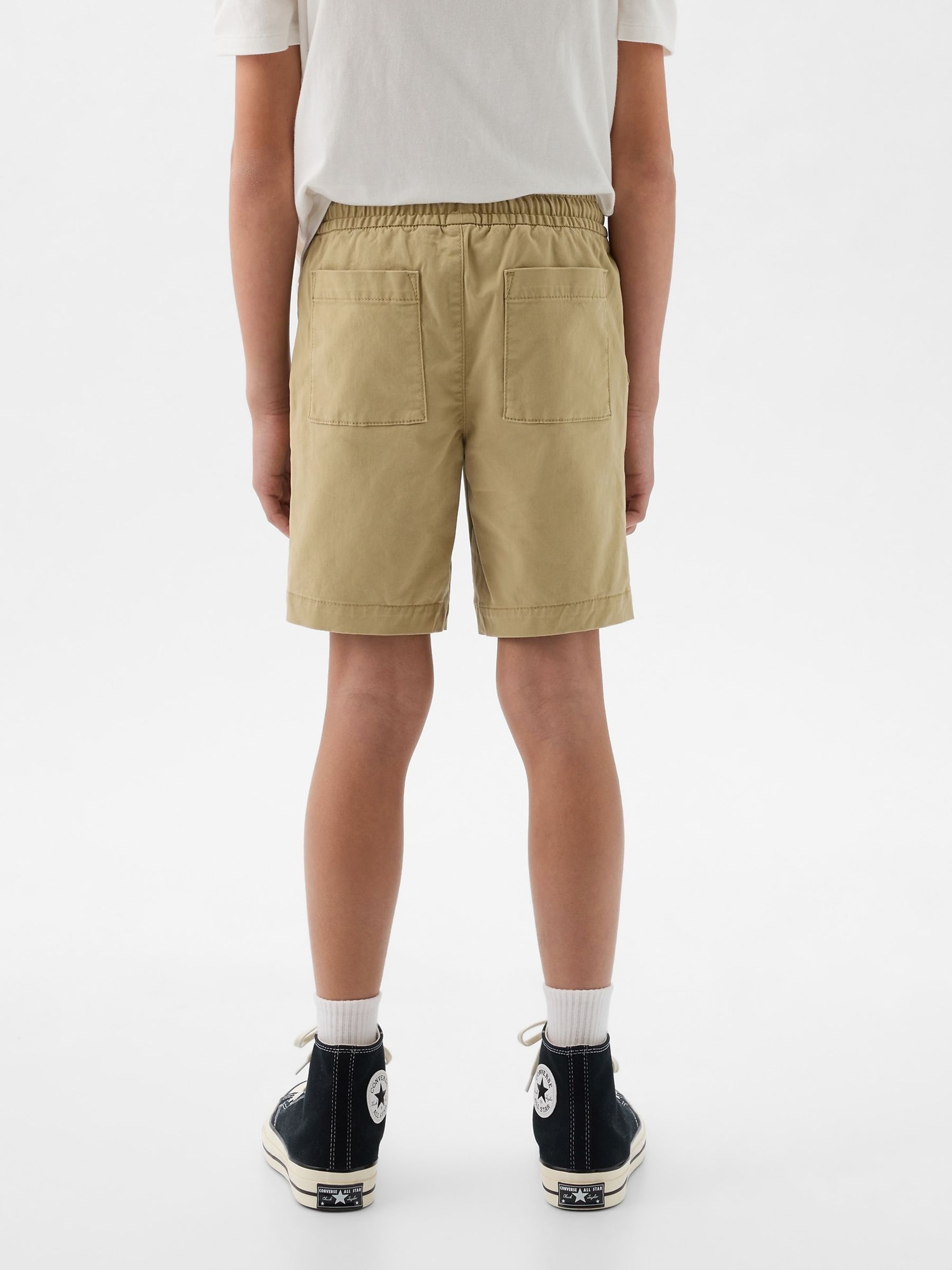 Beige Cotton Twill Easy Pull On Short (4-13yrs) - Image 2 of 5