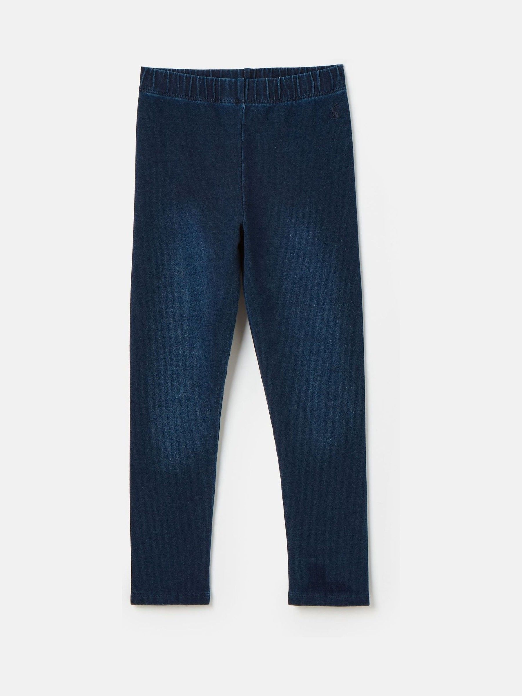 Girls' Trot Denim Dark Wash Jersey Denim Jodphur-Style Leggings - Image 1 of 4