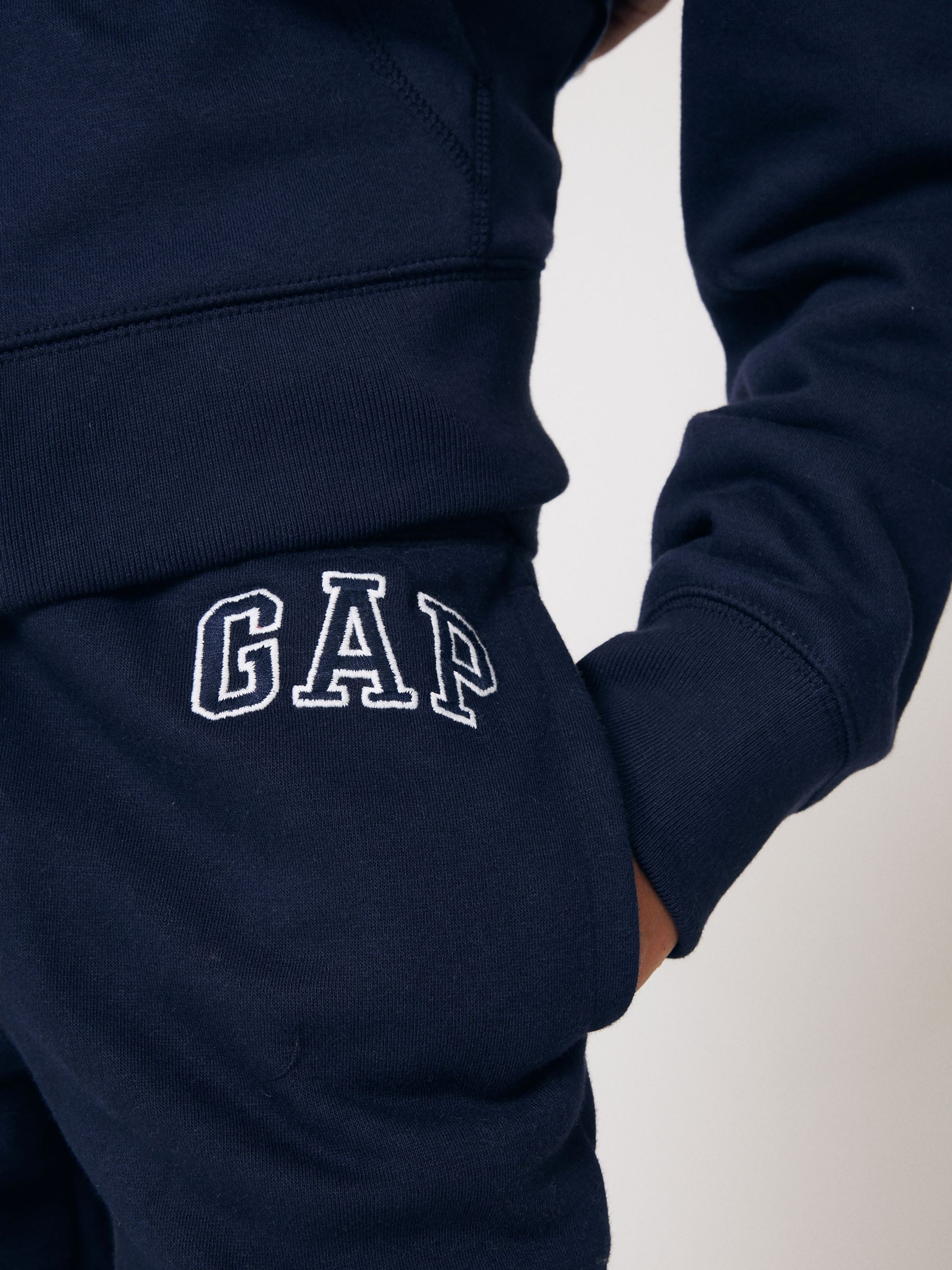 Navy Blue Vintage Logo Fleece-Lined Joggers (4-13yrs) - Image 5 of 8