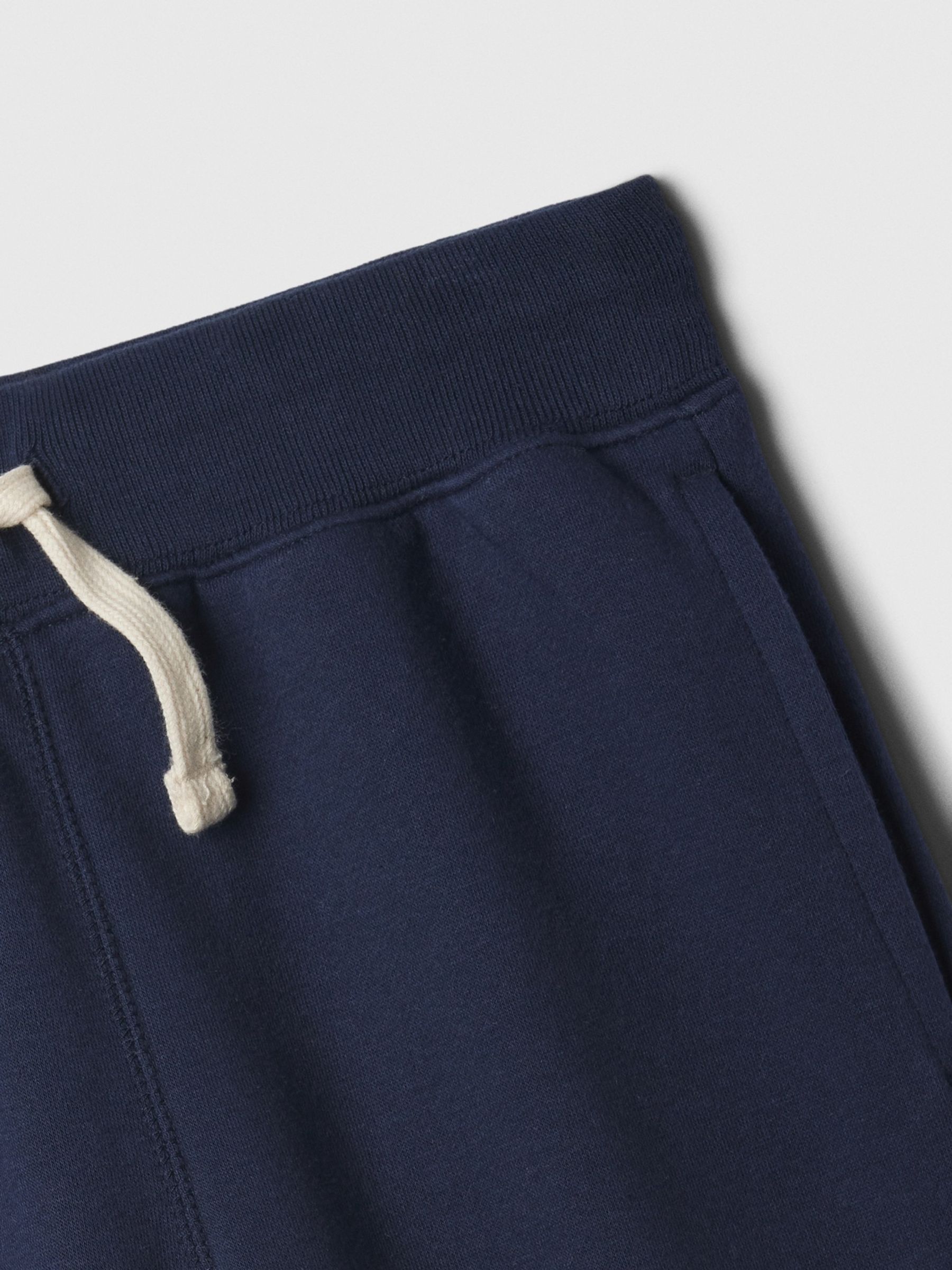 Navy Blue Pull On Logo Jogger Shorts (4-13yrs) - Image 3 of 4