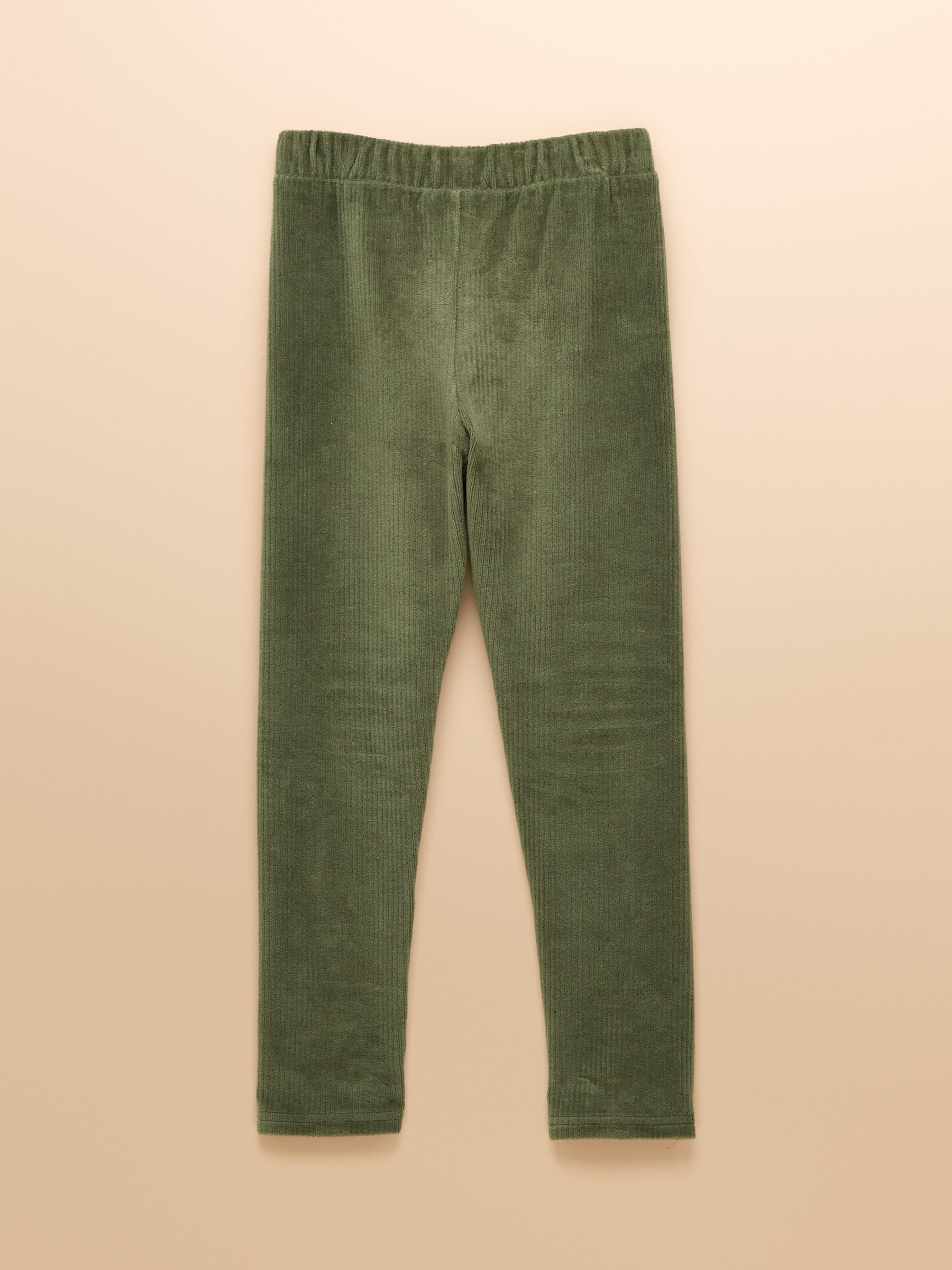 Girls' Giddy Up Khaki Green Stretch Cord Legging - Image 5 of 8