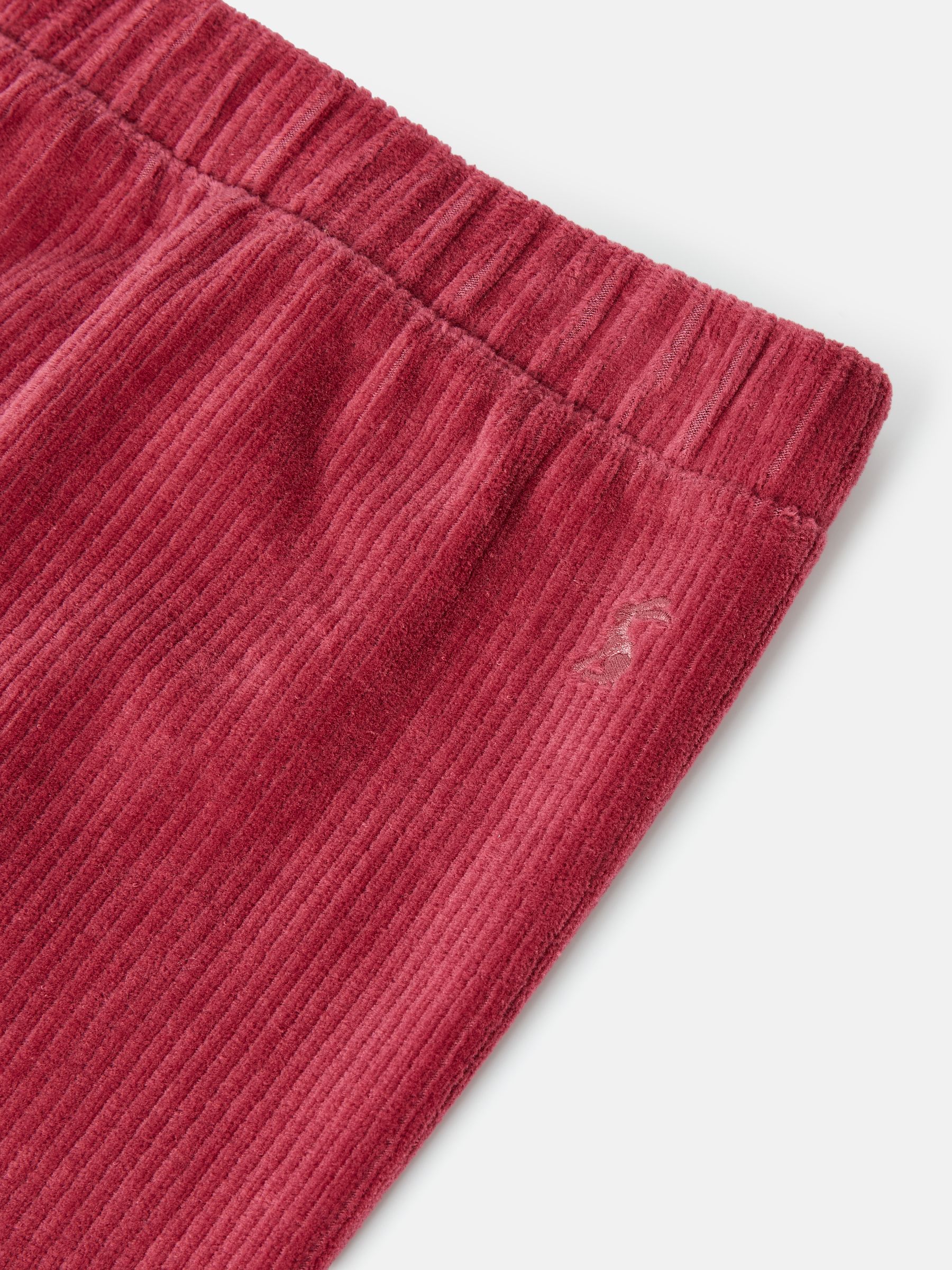 Girls' Giddy Up Berry Red Stretch Cord Legging - Image 8 of 9