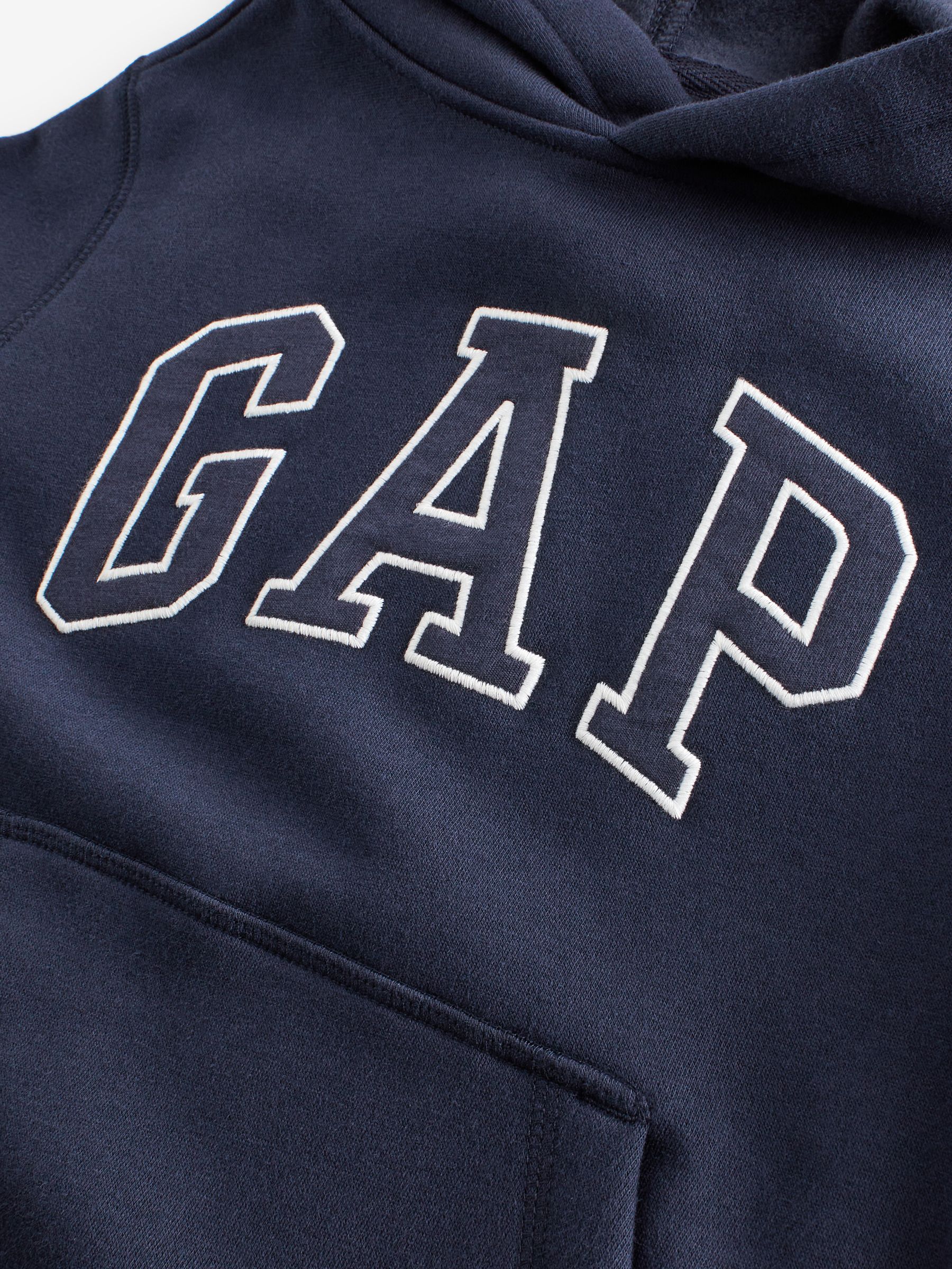 Navy Blue Logo Hoodie (4-13yrs) - Image 11 of 13